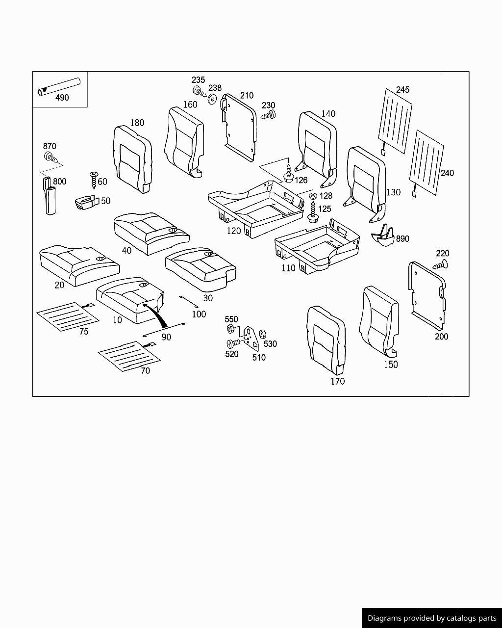 Car part diagram