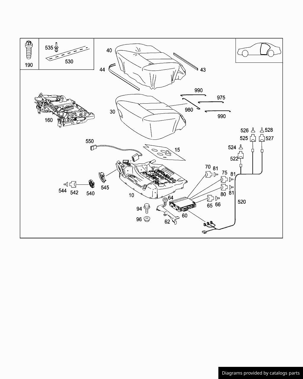 Car part diagram