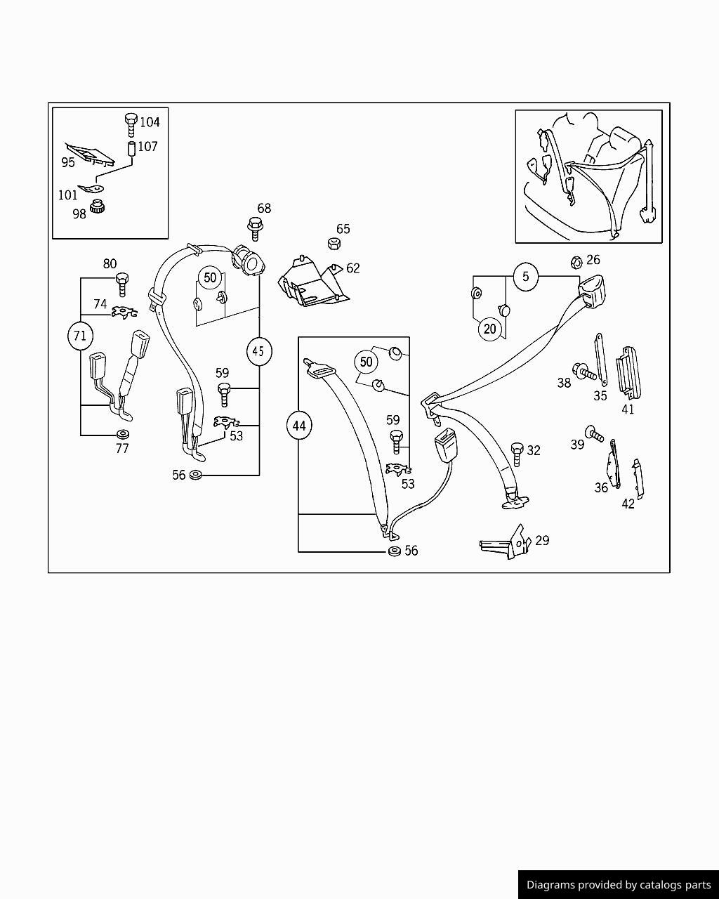 Car part diagram