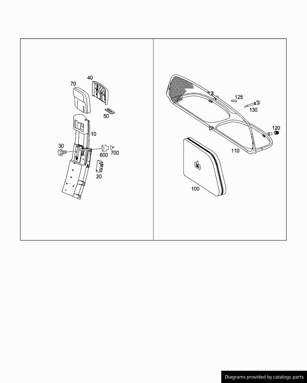 Car part diagram