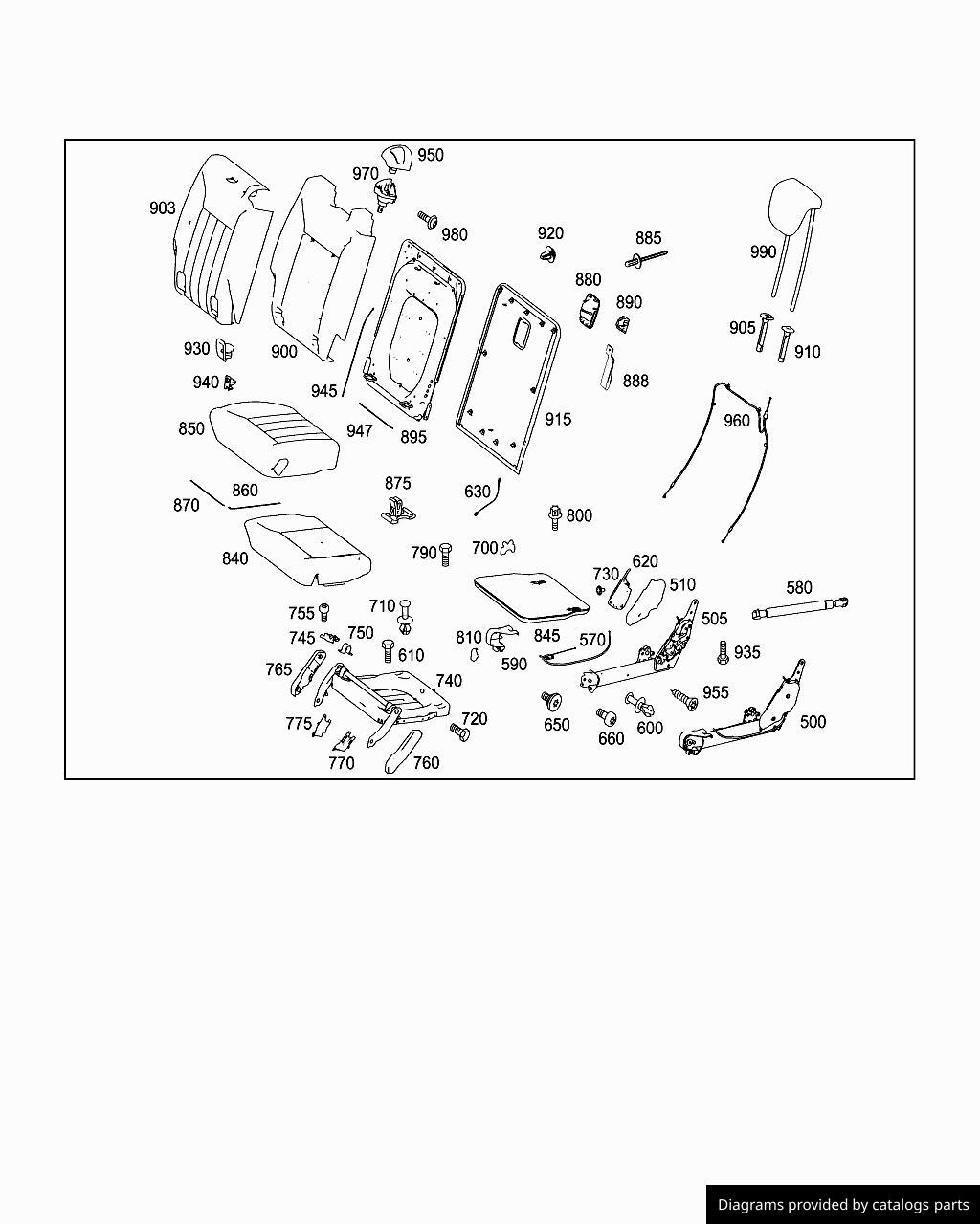 Car part diagram