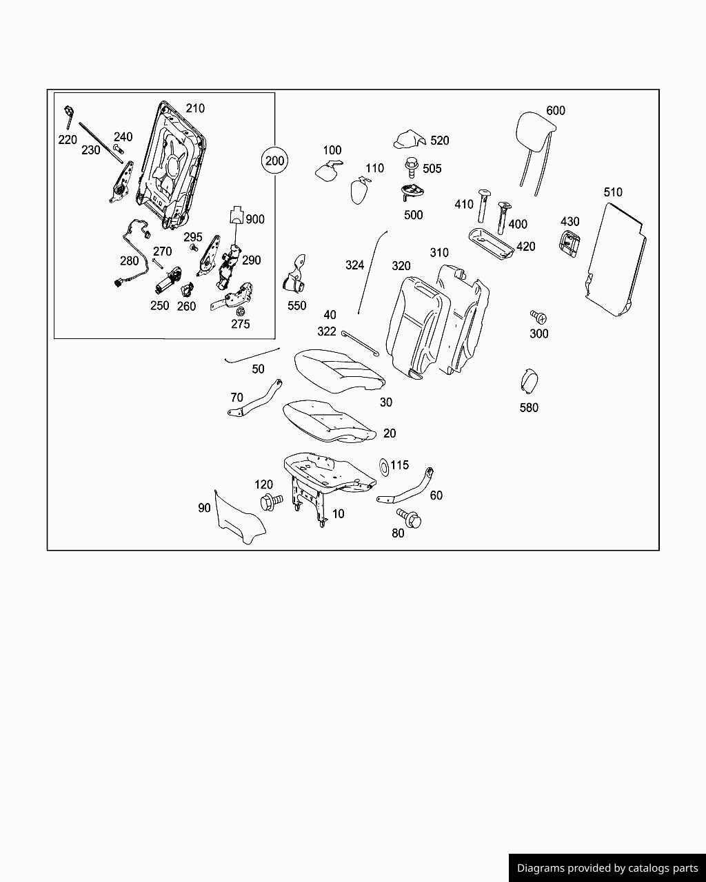 Car part diagram