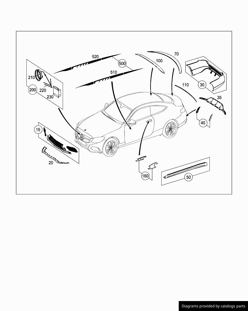 Car part diagram