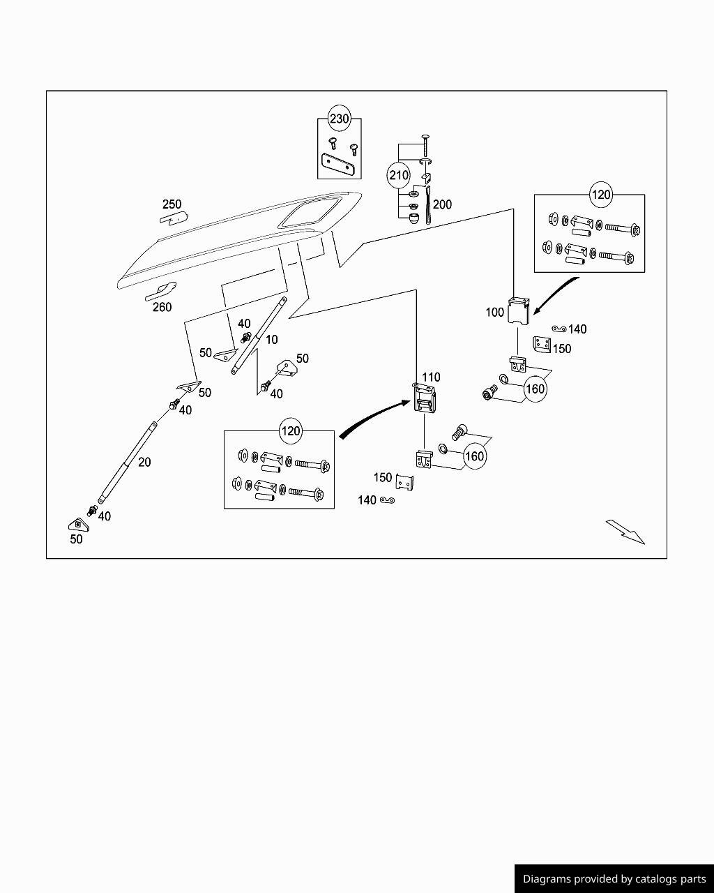 Car part diagram