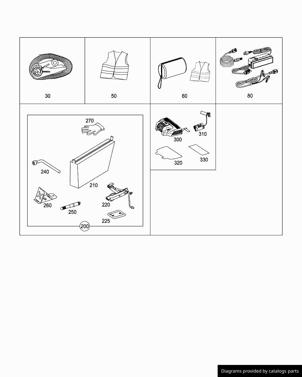Car part diagram