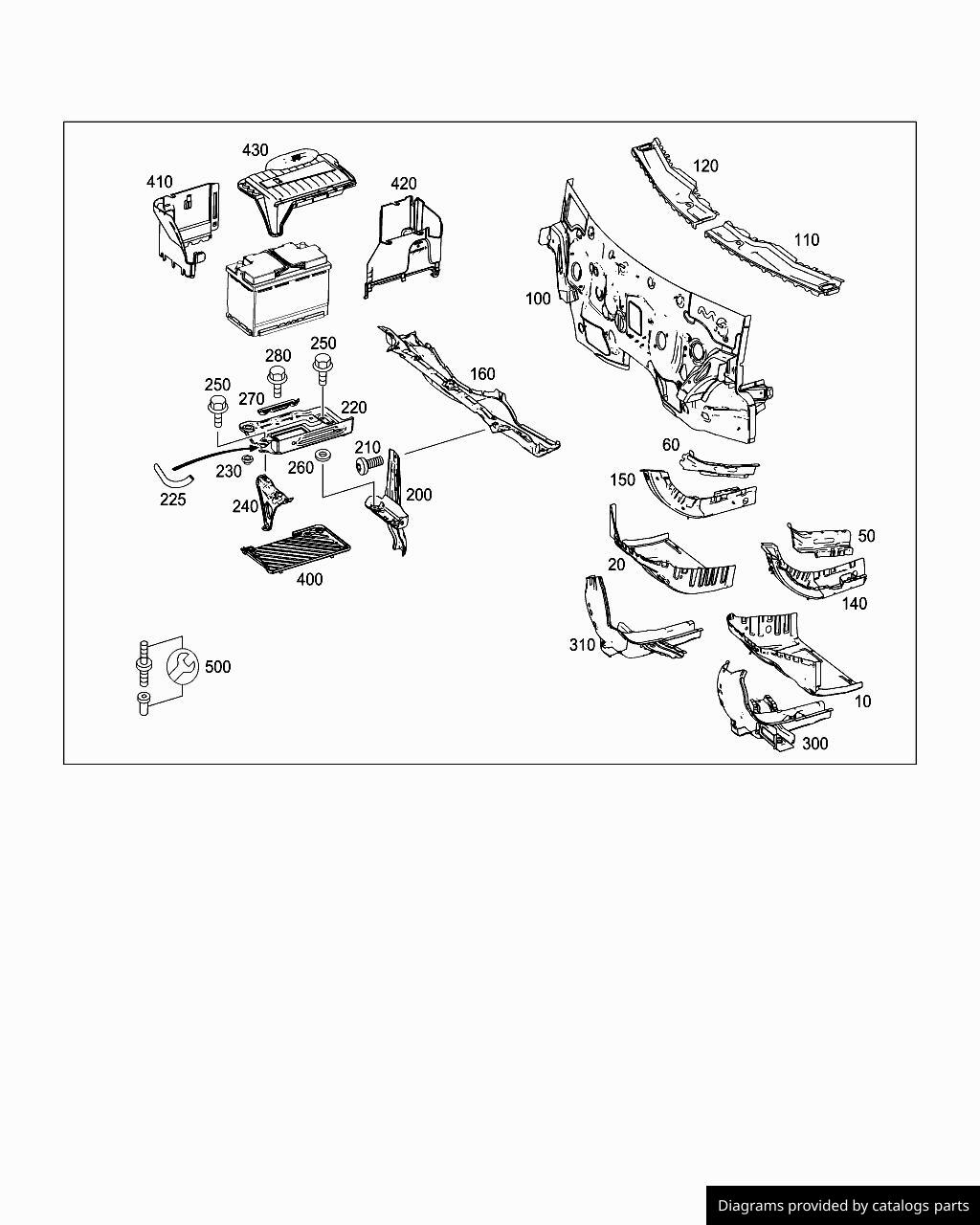 Car part diagram
