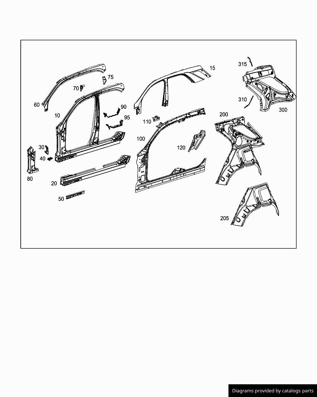 Car part diagram