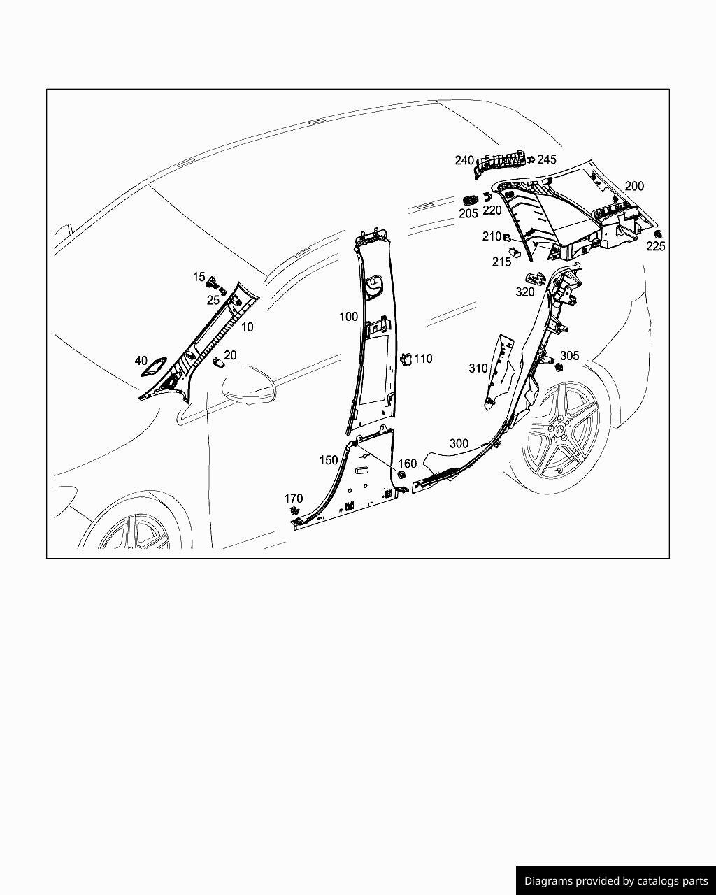 Car part diagram
