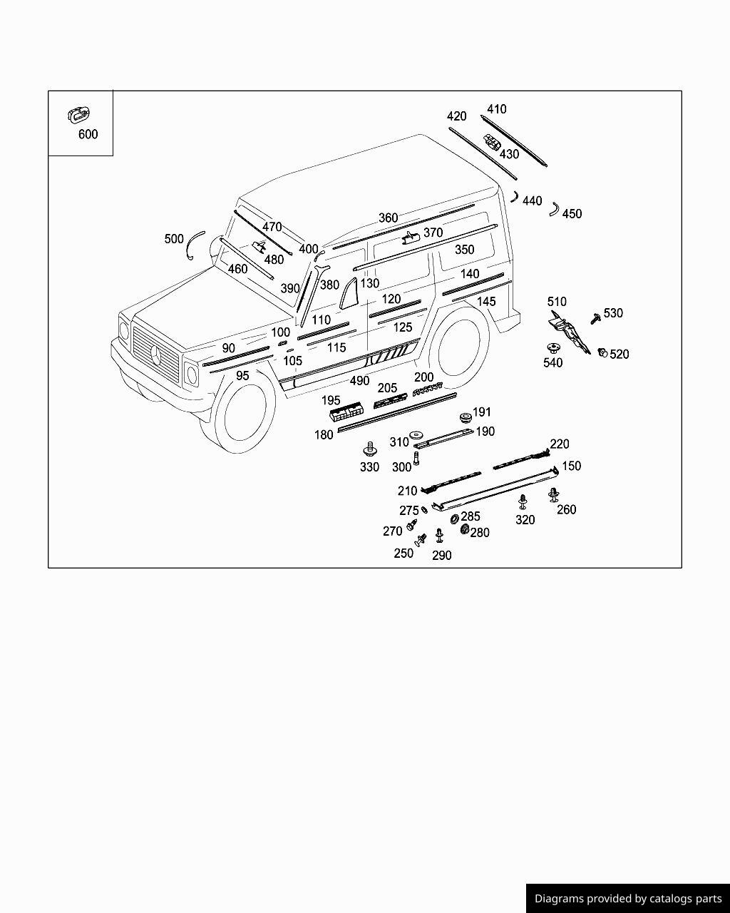 Car part diagram