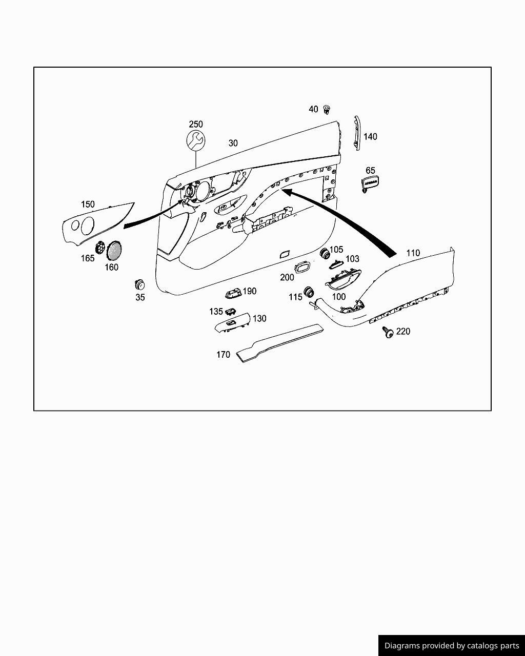 Car part diagram