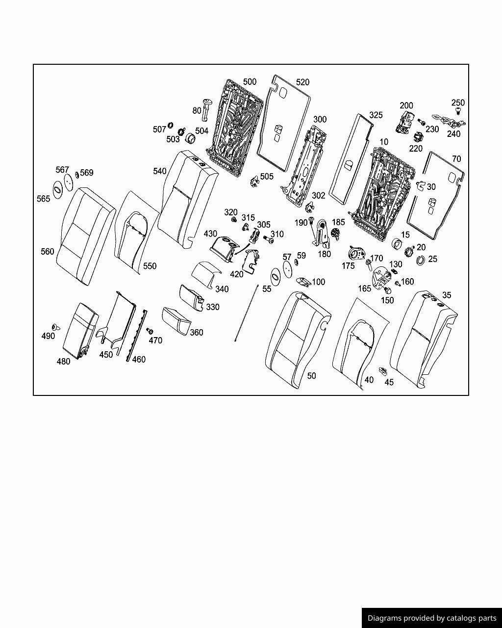 Car part diagram
