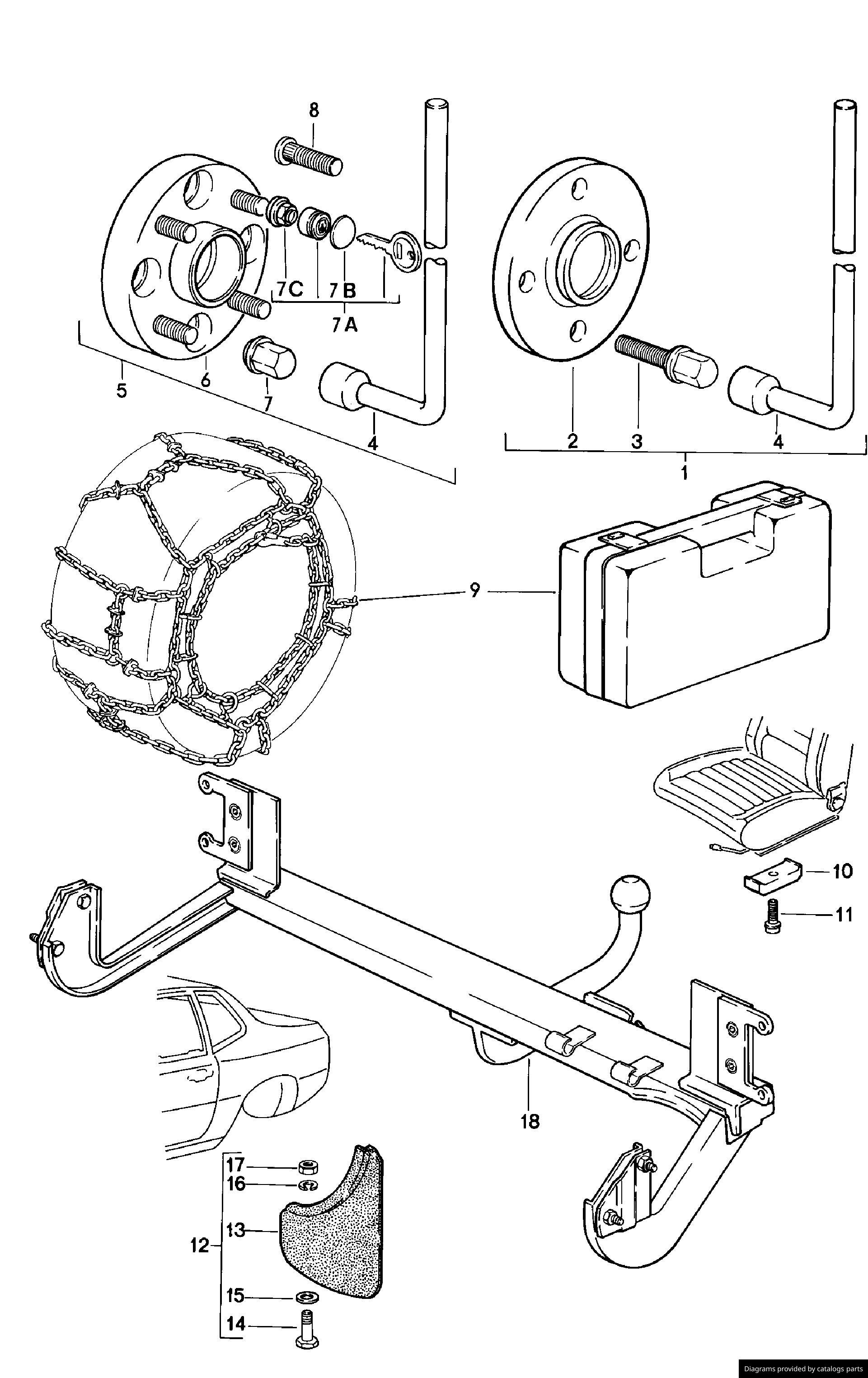 Car part diagram