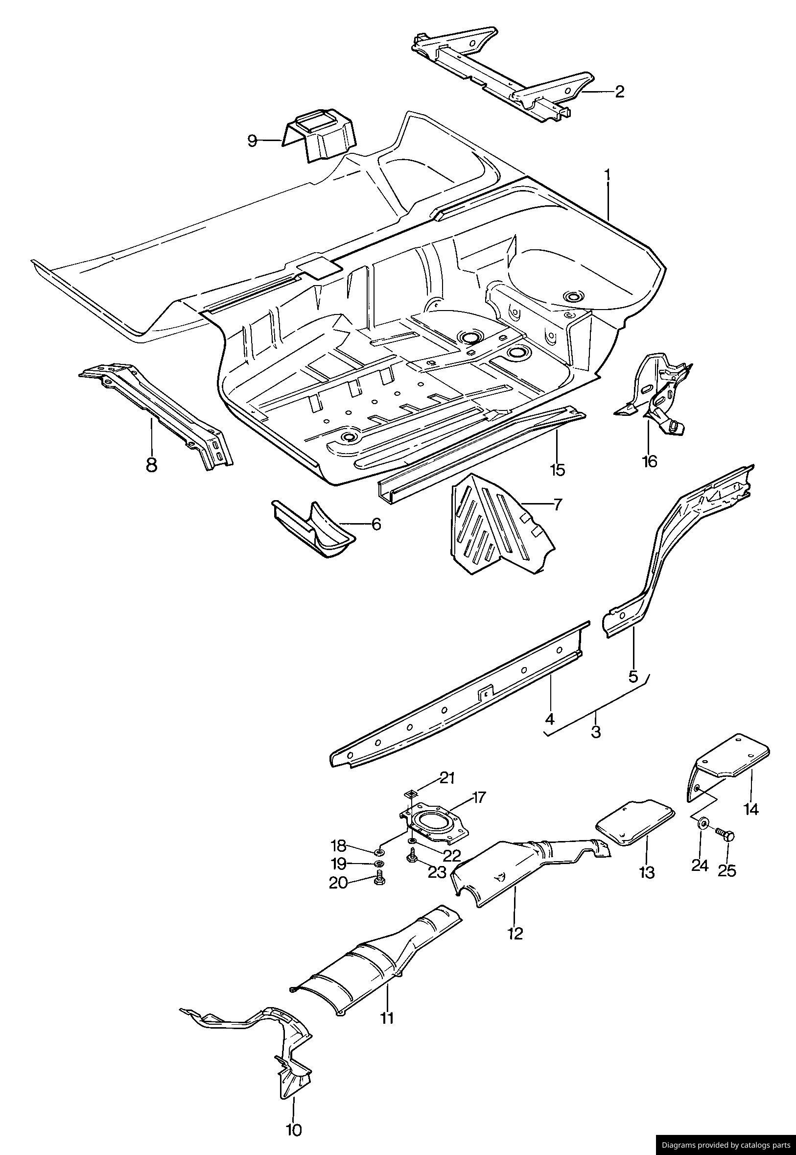 Car part diagram
