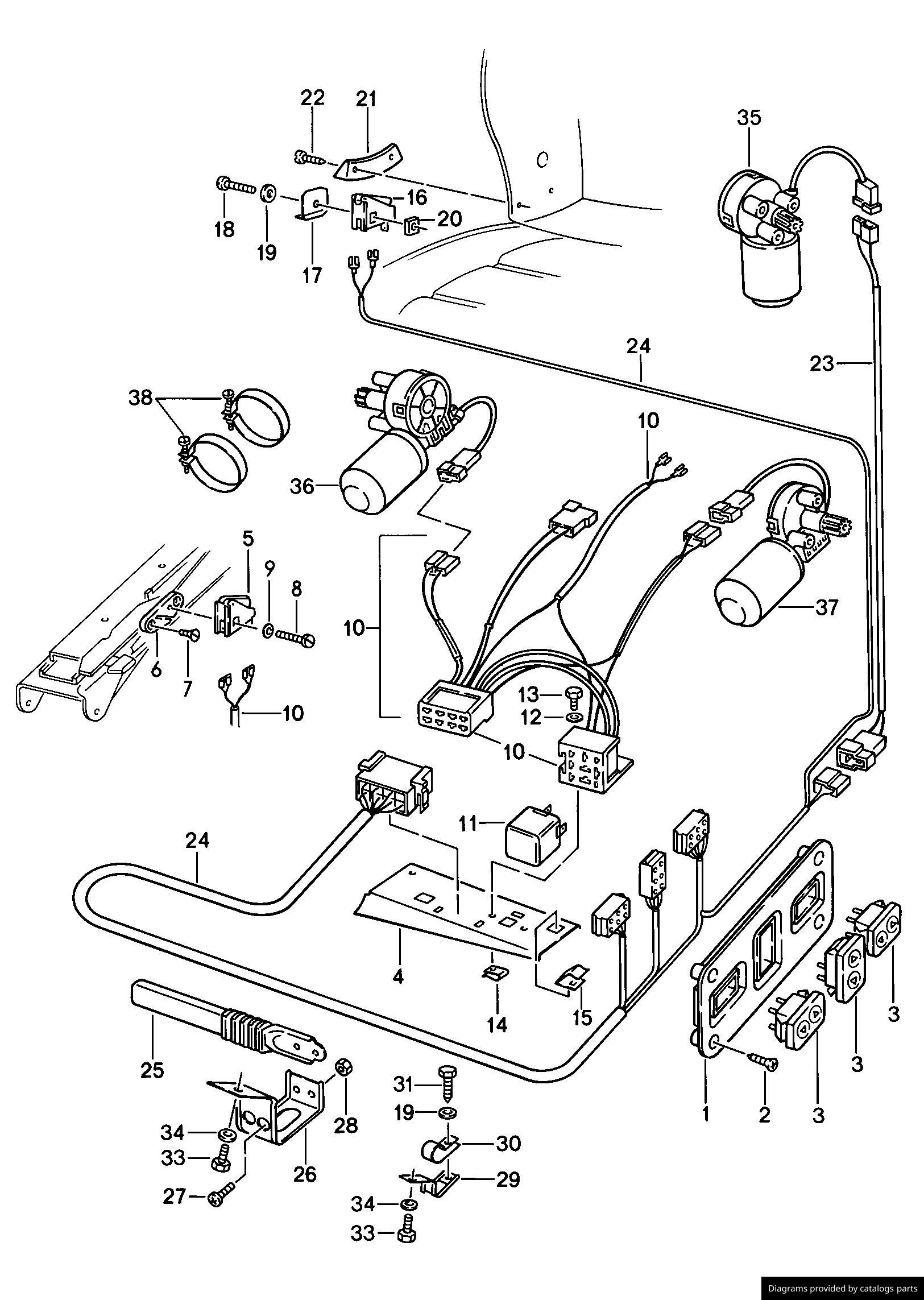 Car part diagram