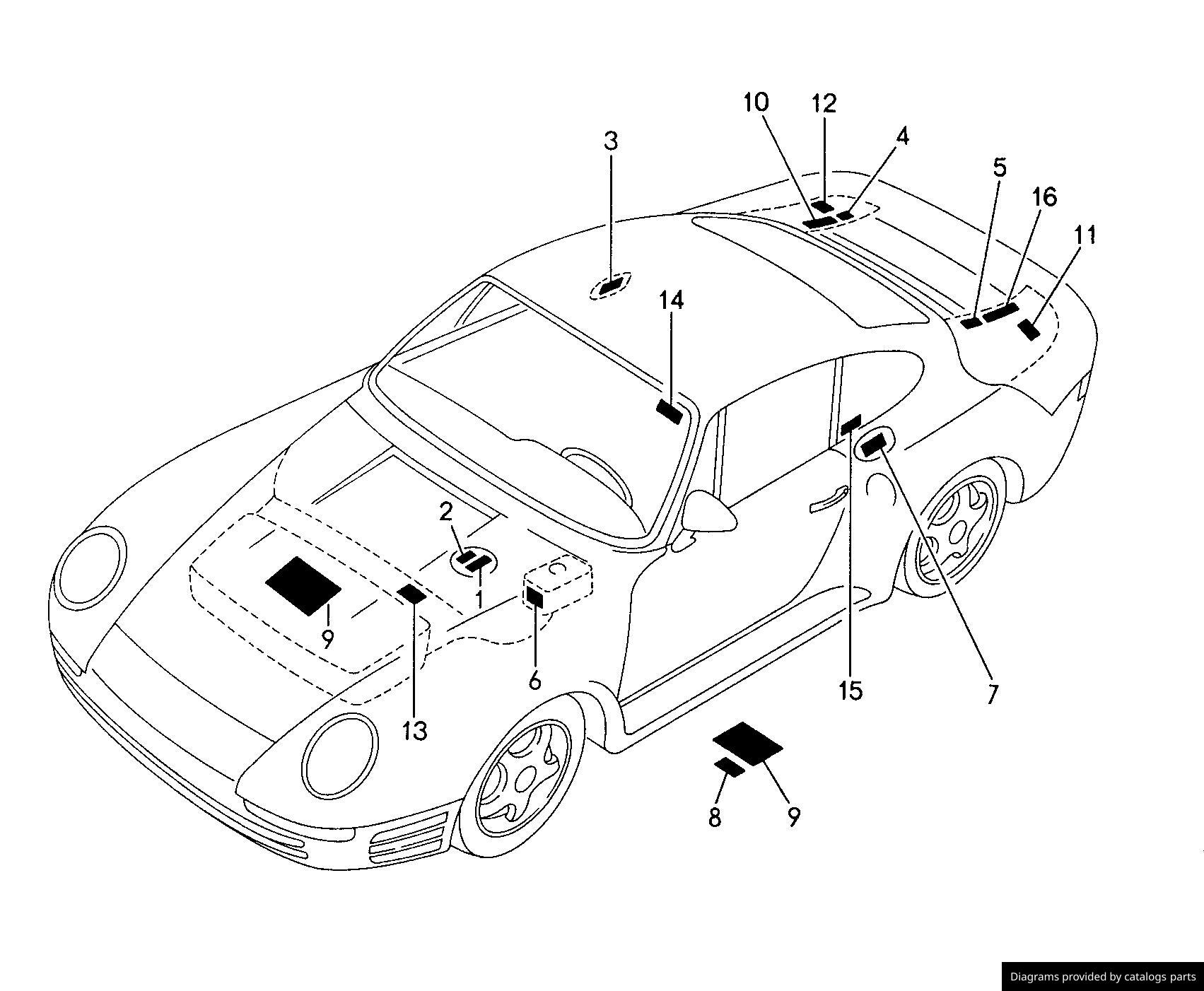 Car part diagram
