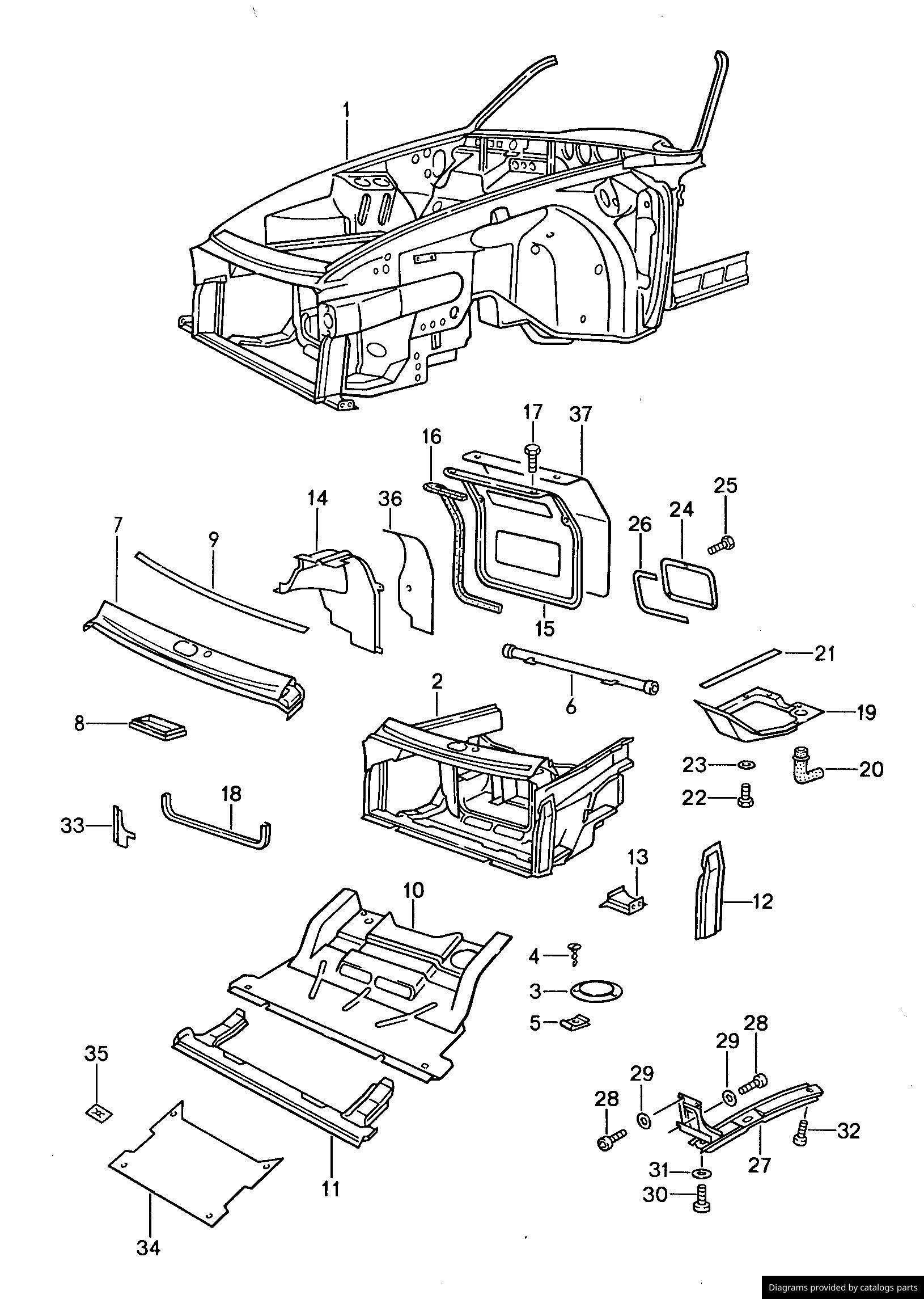 Car part diagram