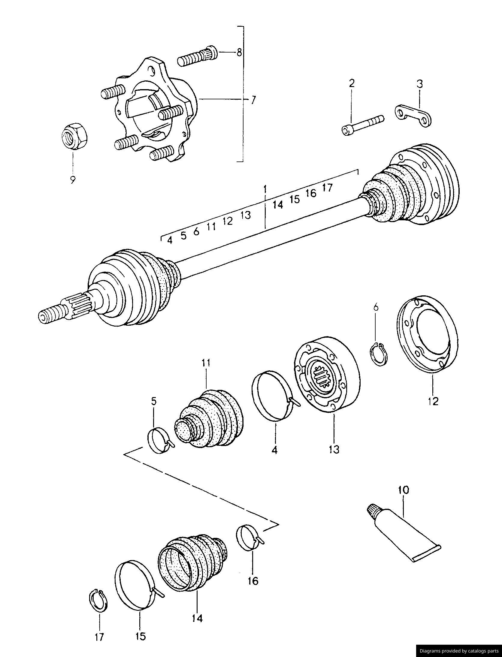 Car part diagram