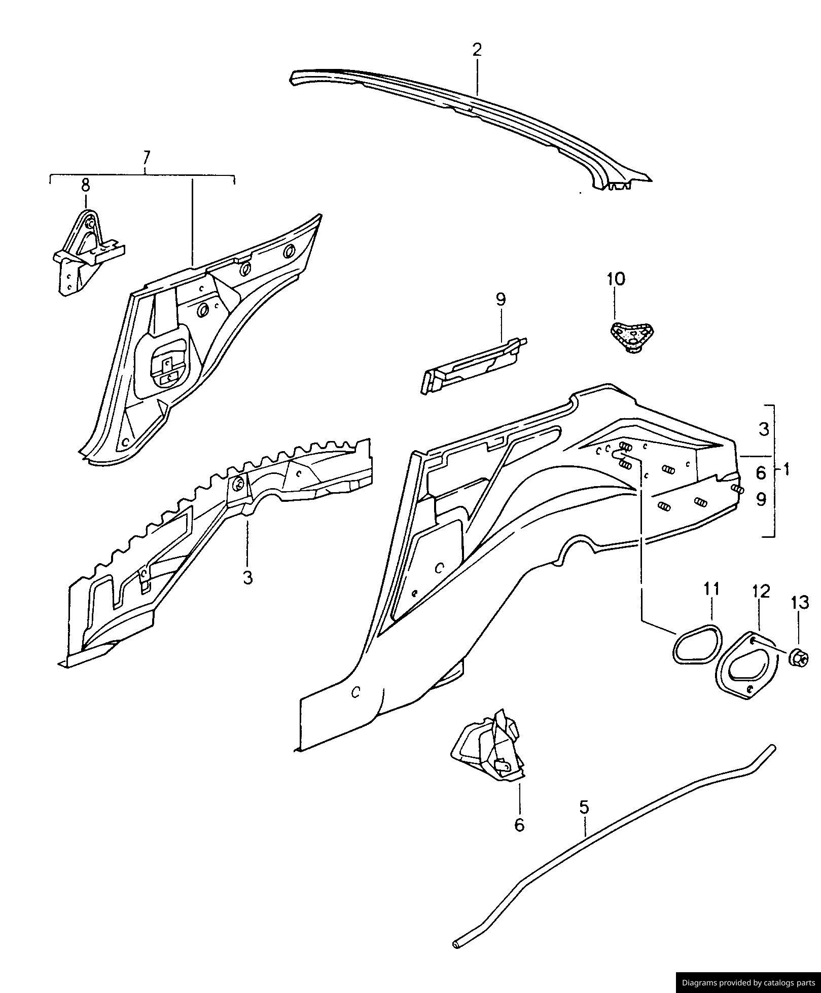 Car part diagram