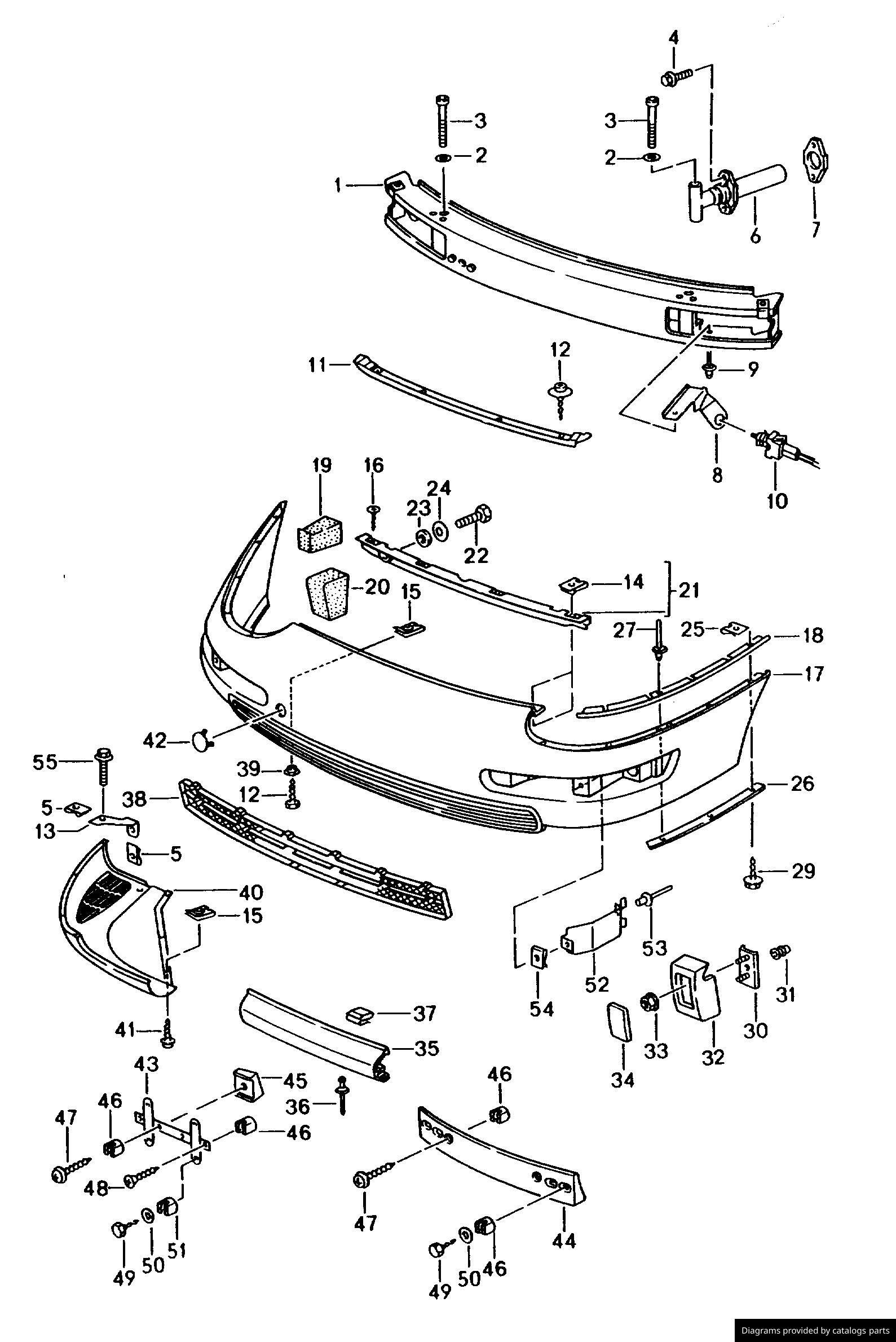 Car part diagram