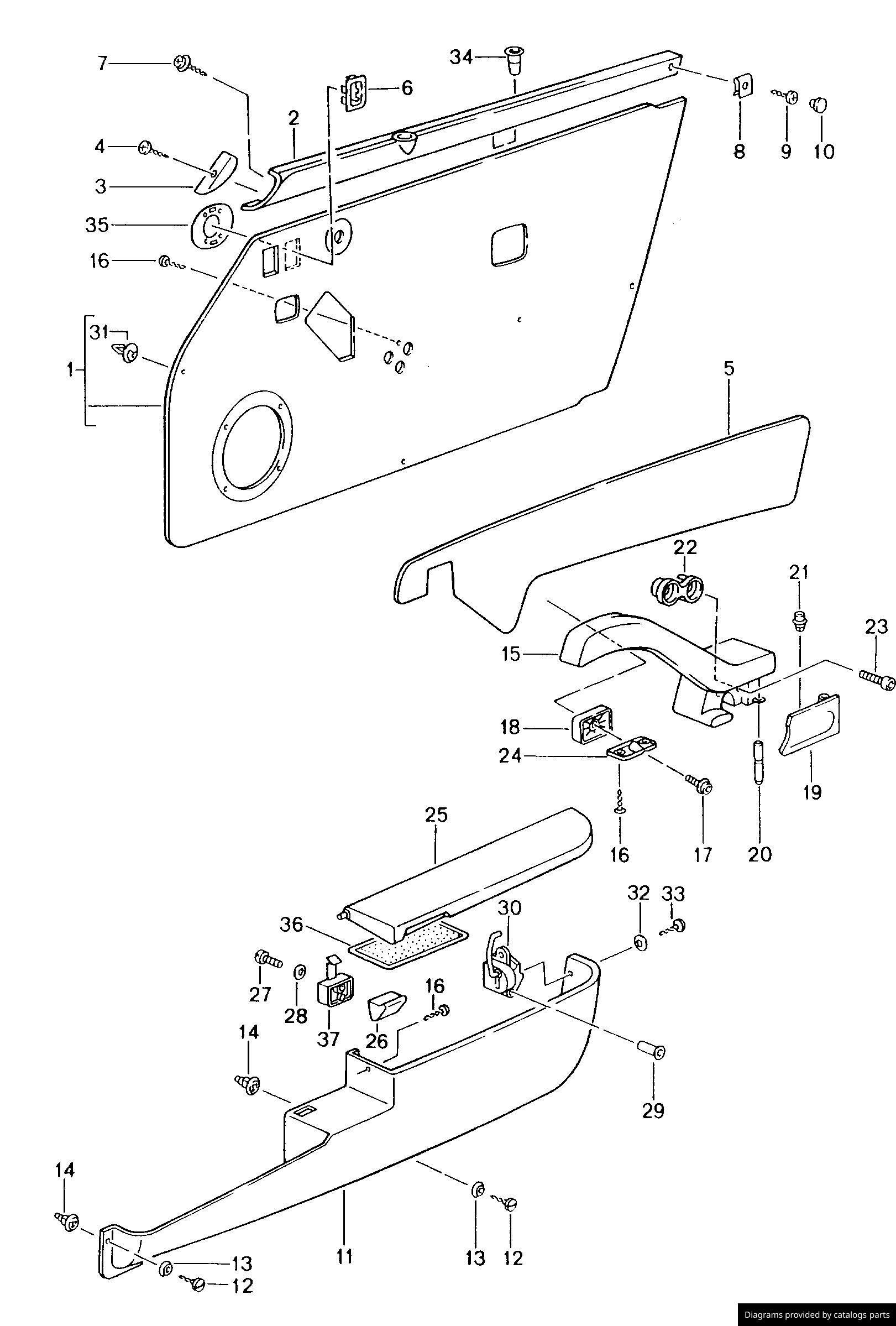 Car part diagram