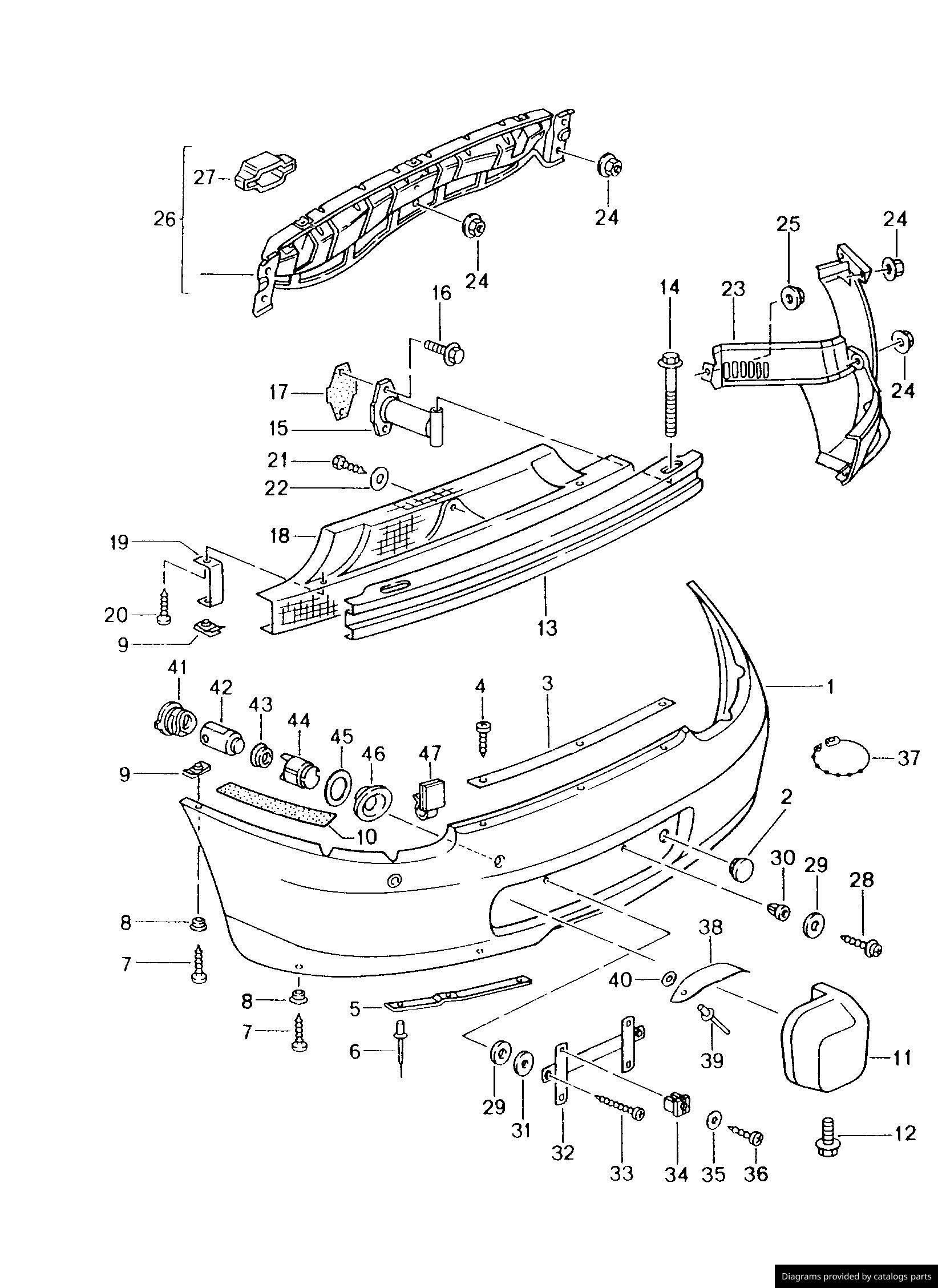 Car part diagram