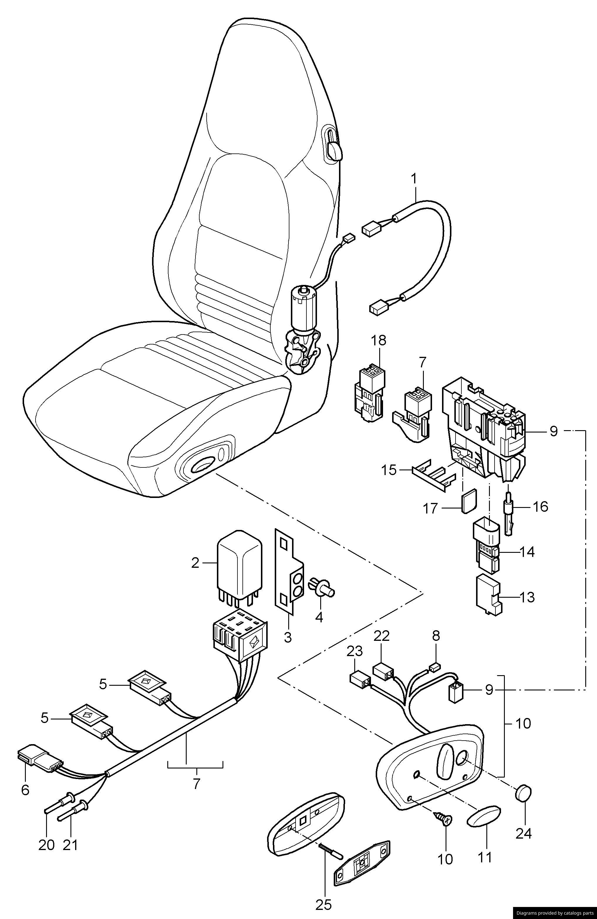 Car part diagram