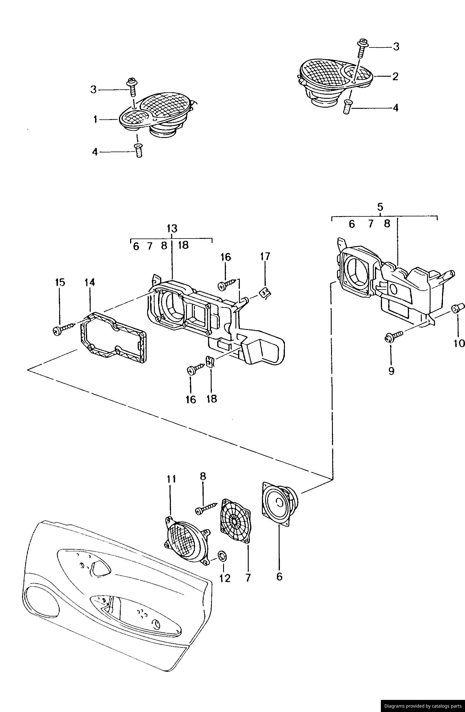 Car part diagram