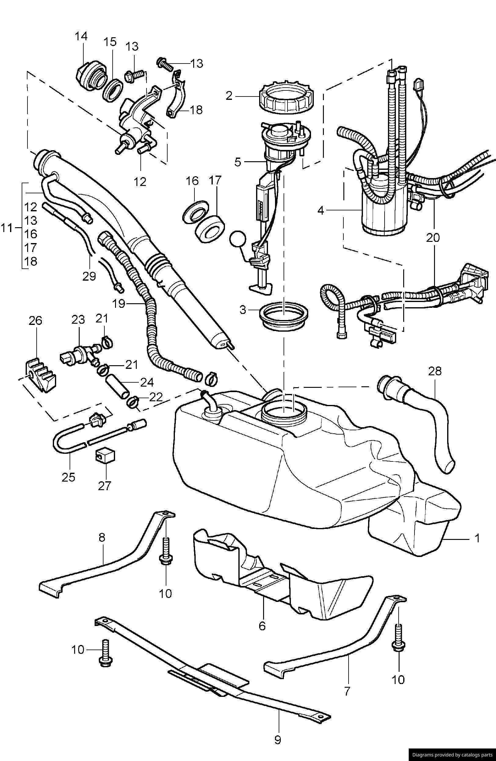 Car part diagram