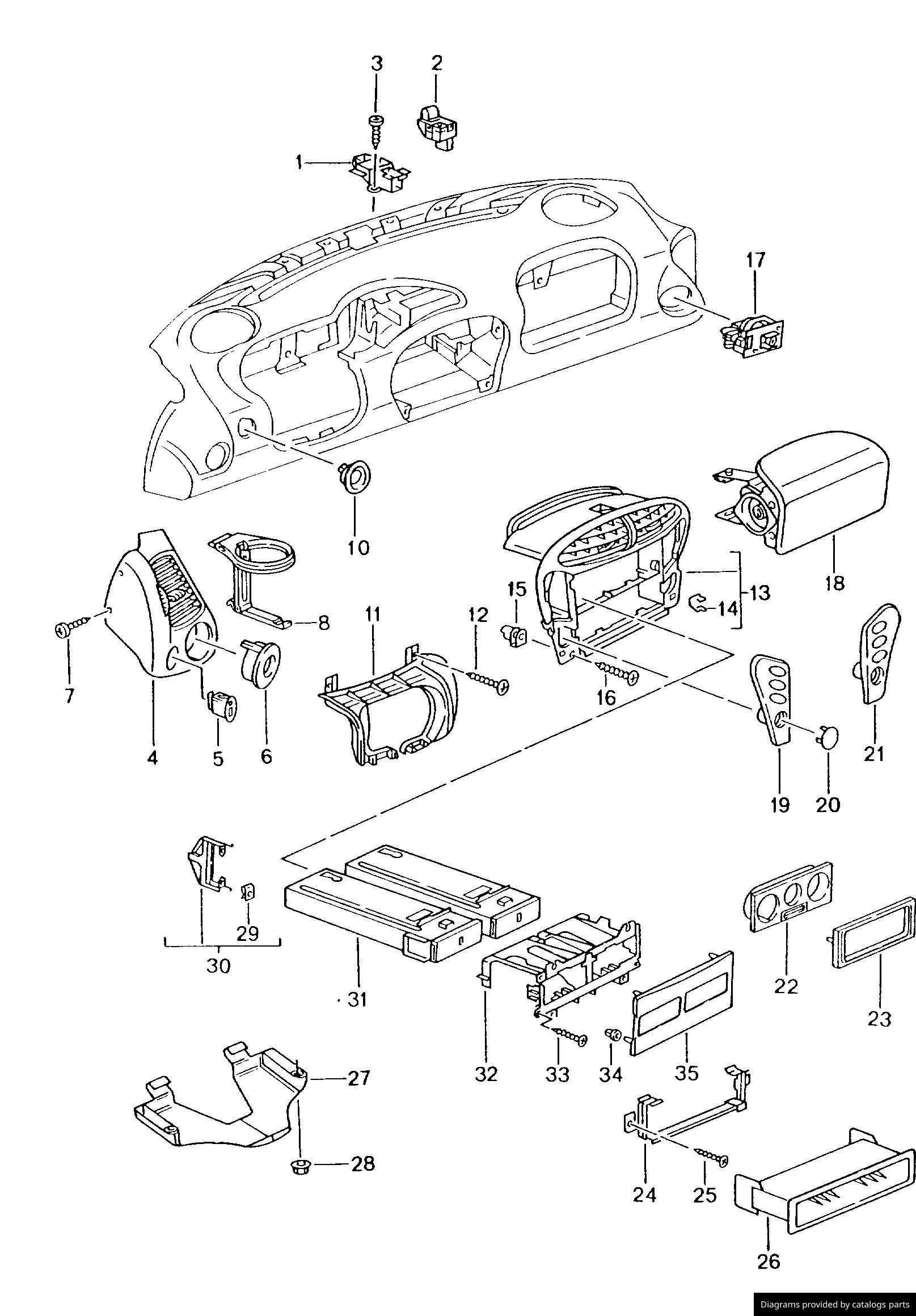 Car part diagram