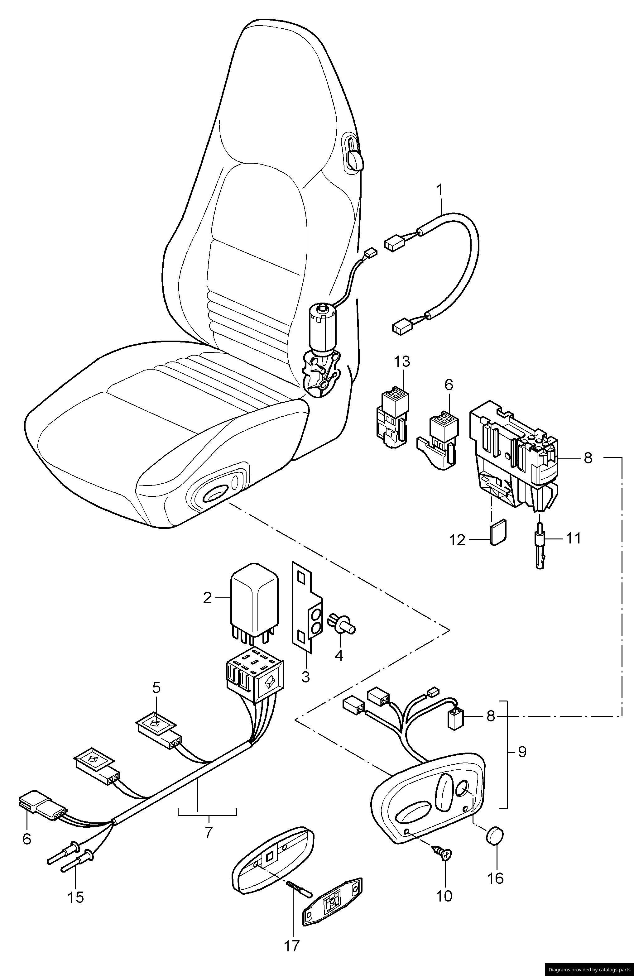 Car part diagram
