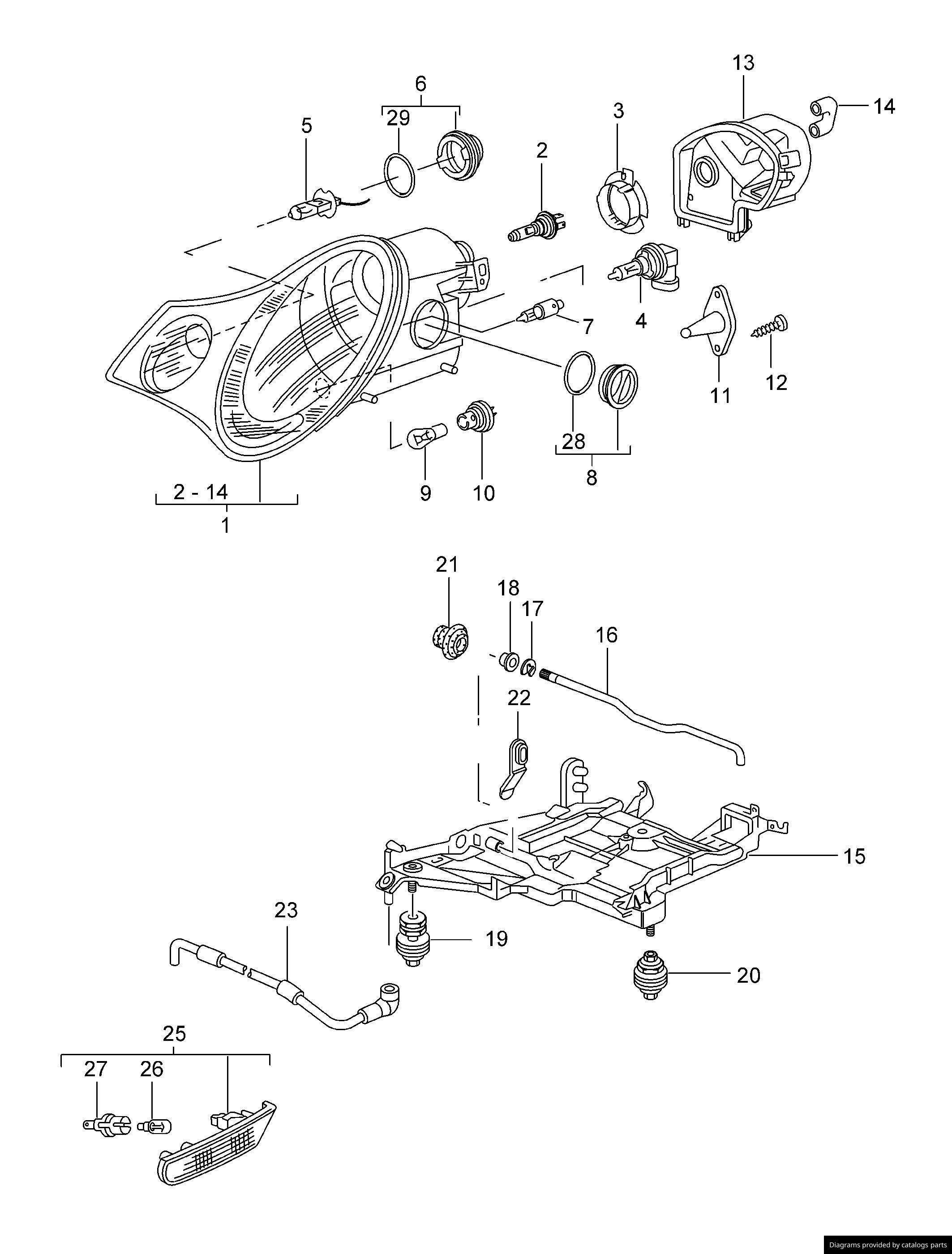 Car part diagram