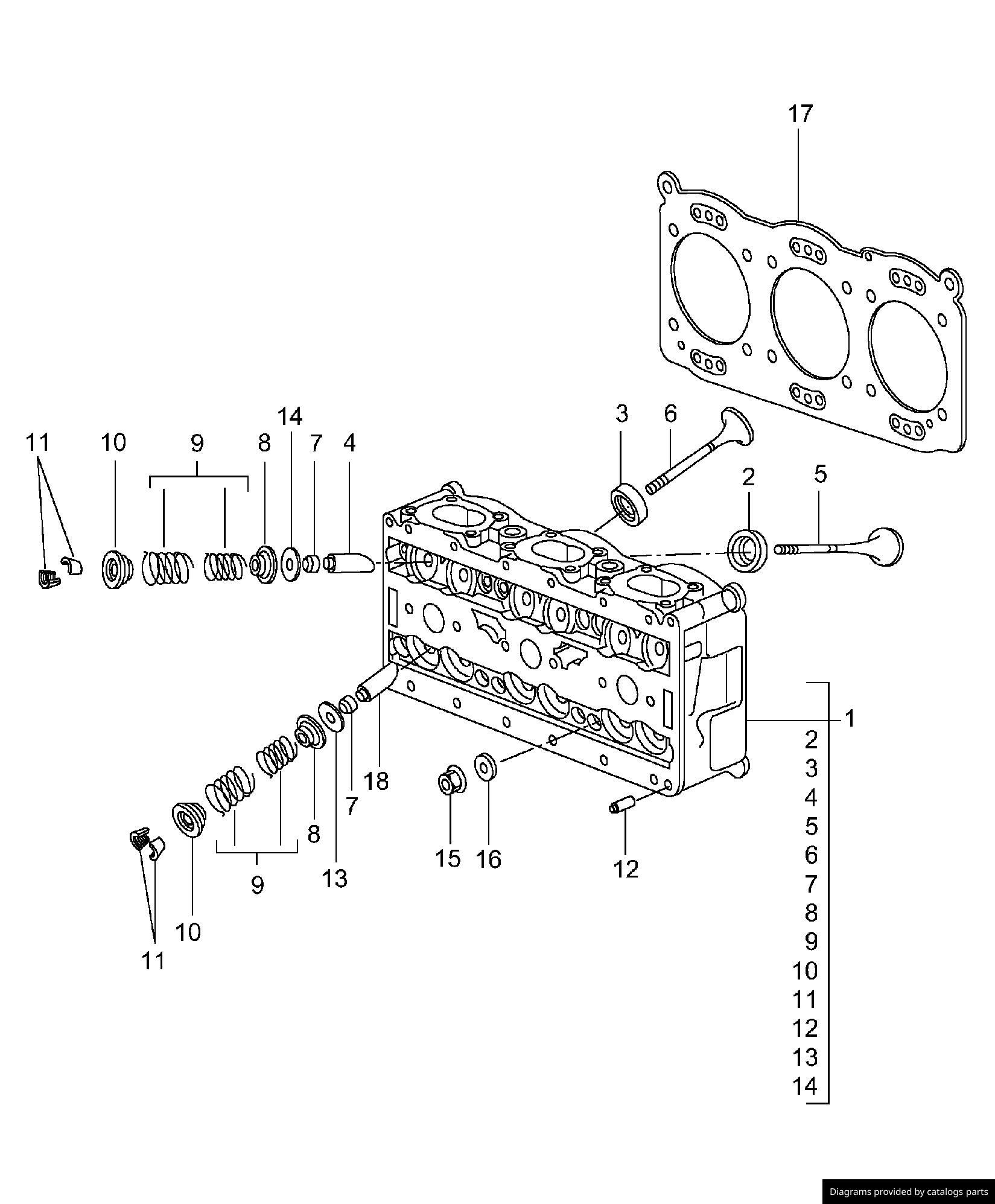 Car part diagram