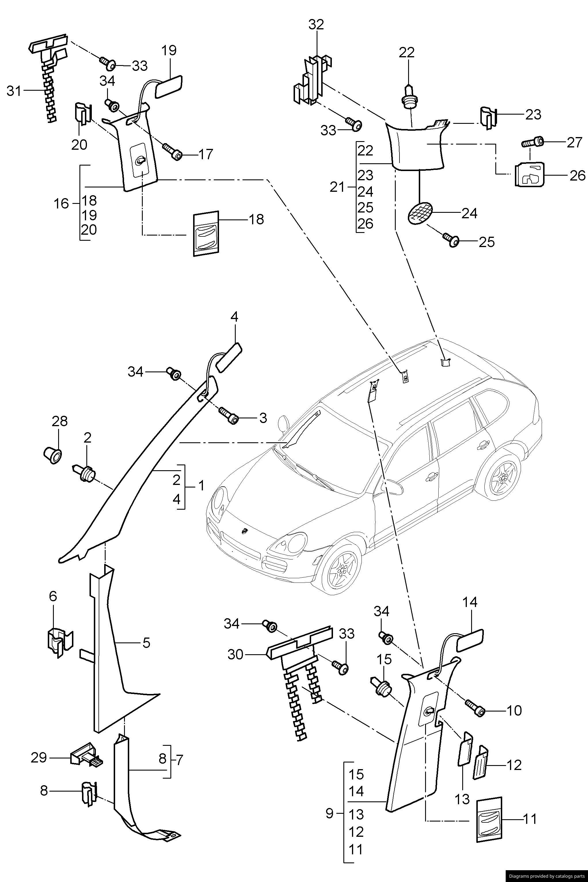 Car part diagram