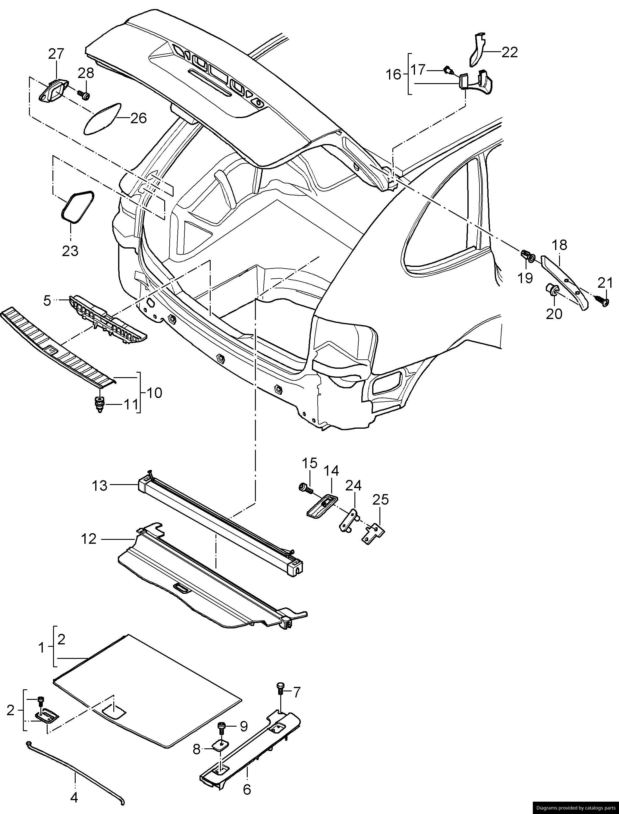 Car part diagram