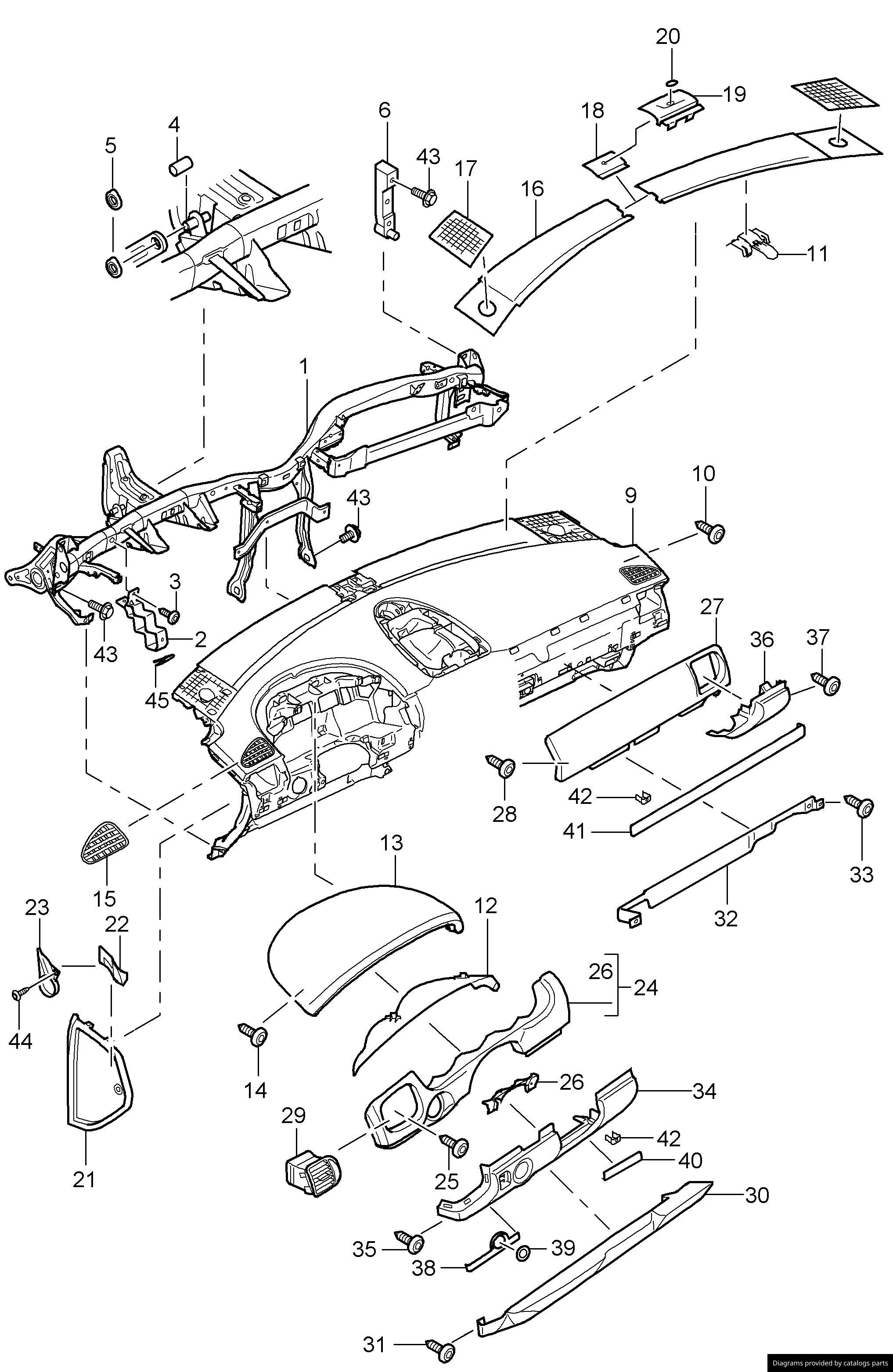 Car part diagram