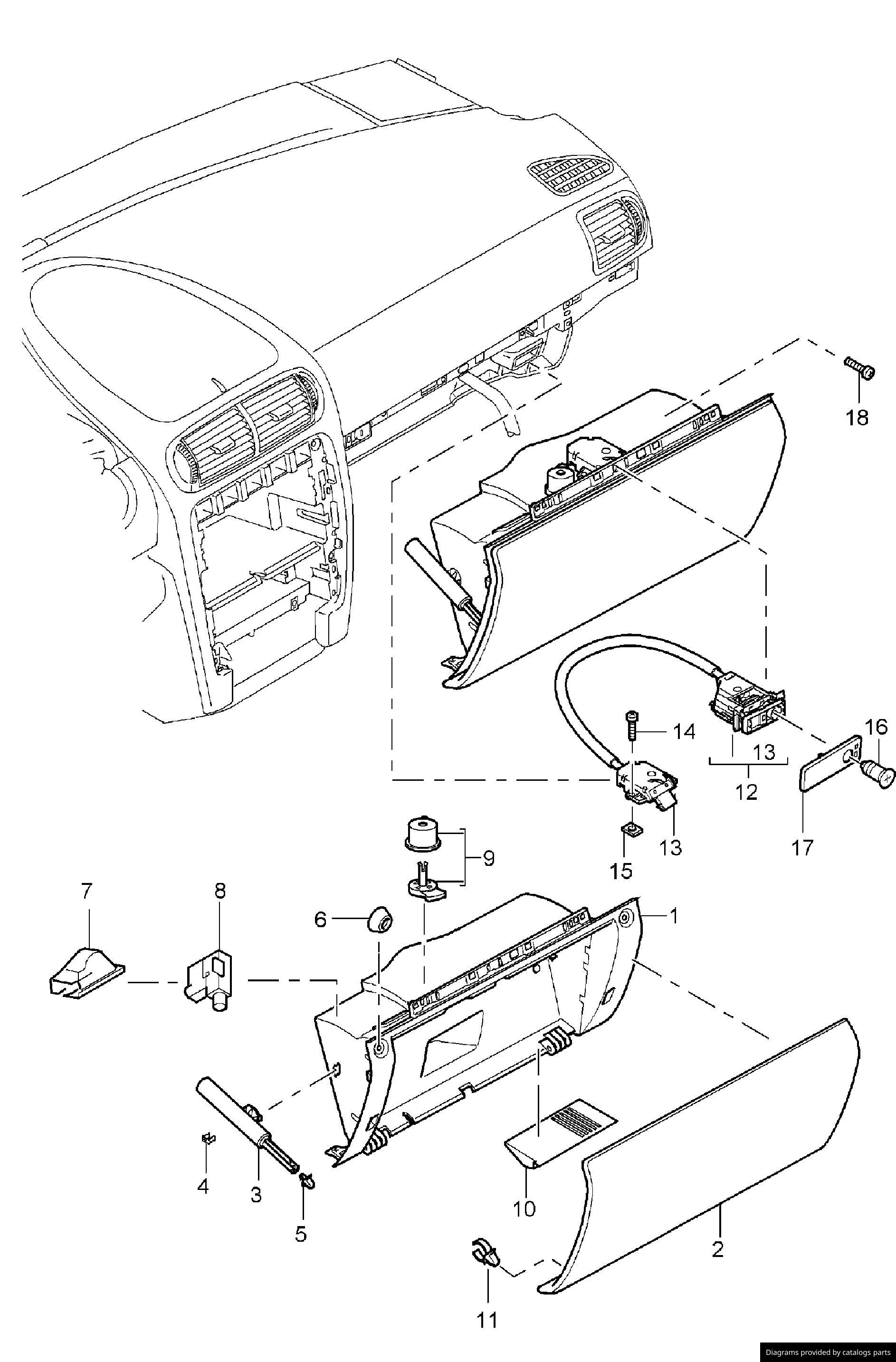 Car part diagram