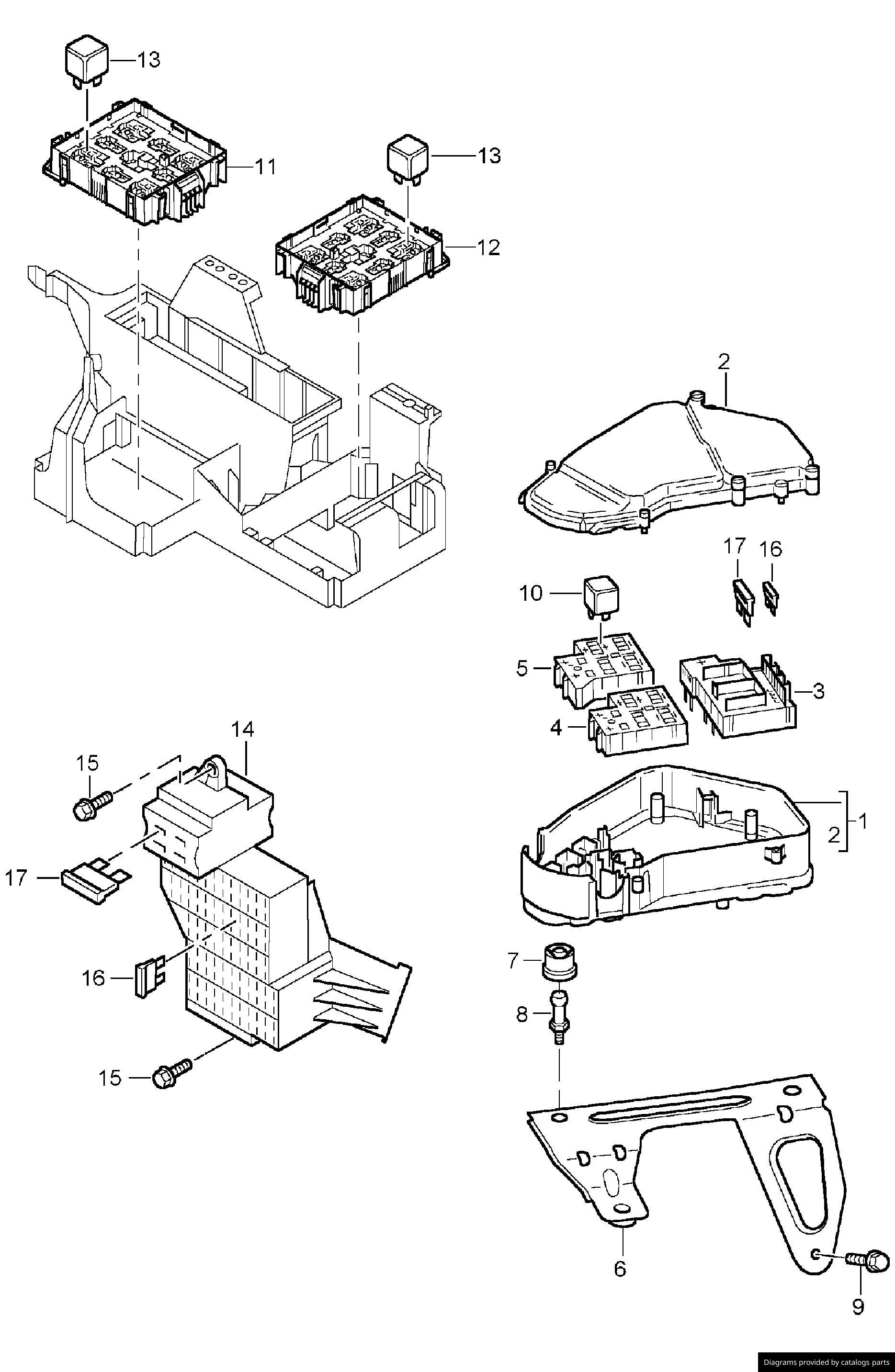 Car part diagram