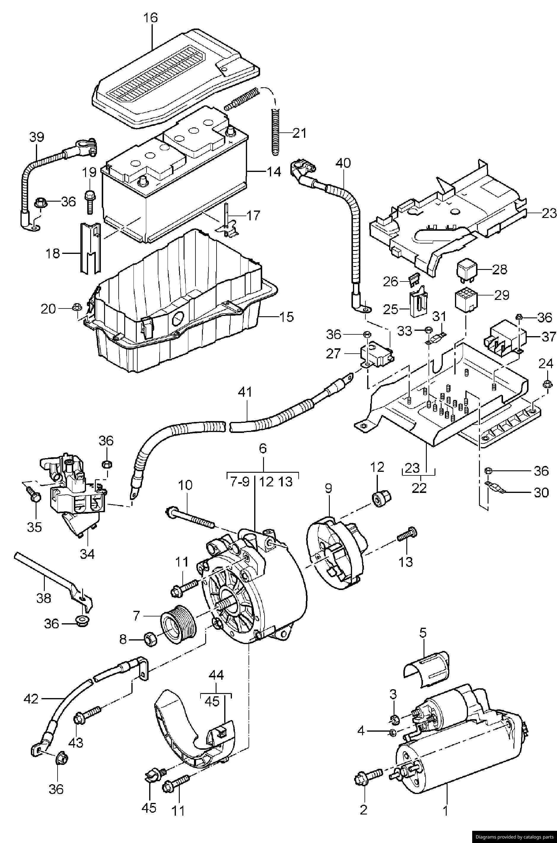 Car part diagram