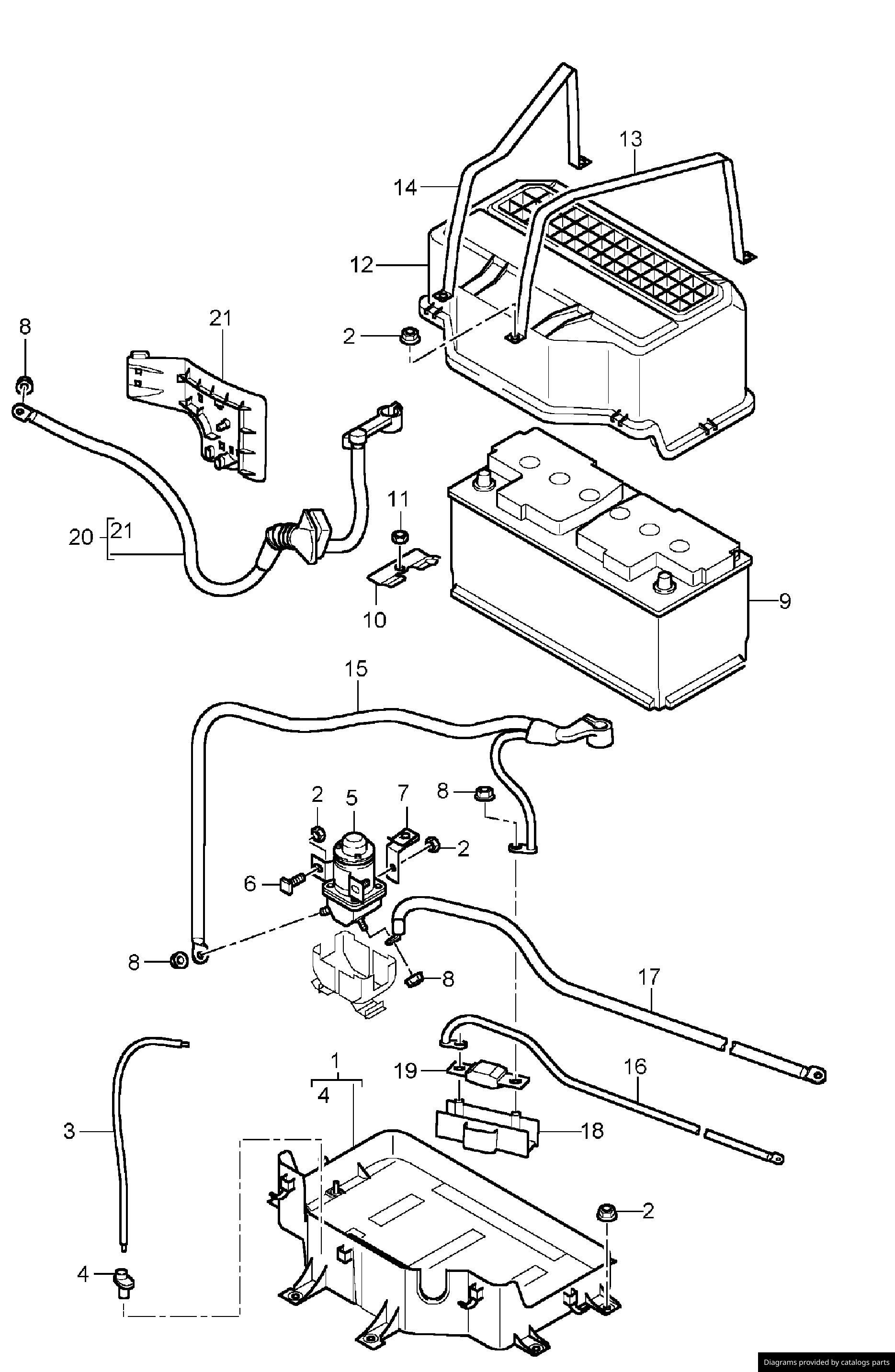 Car part diagram