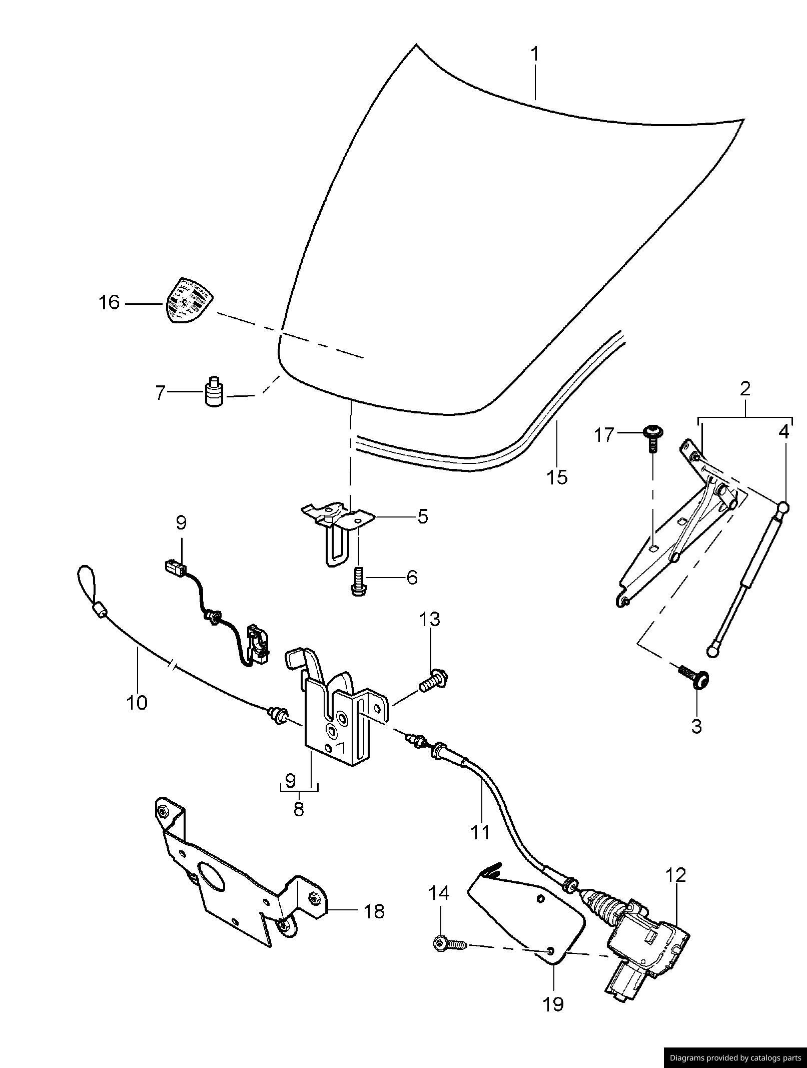 Car part diagram
