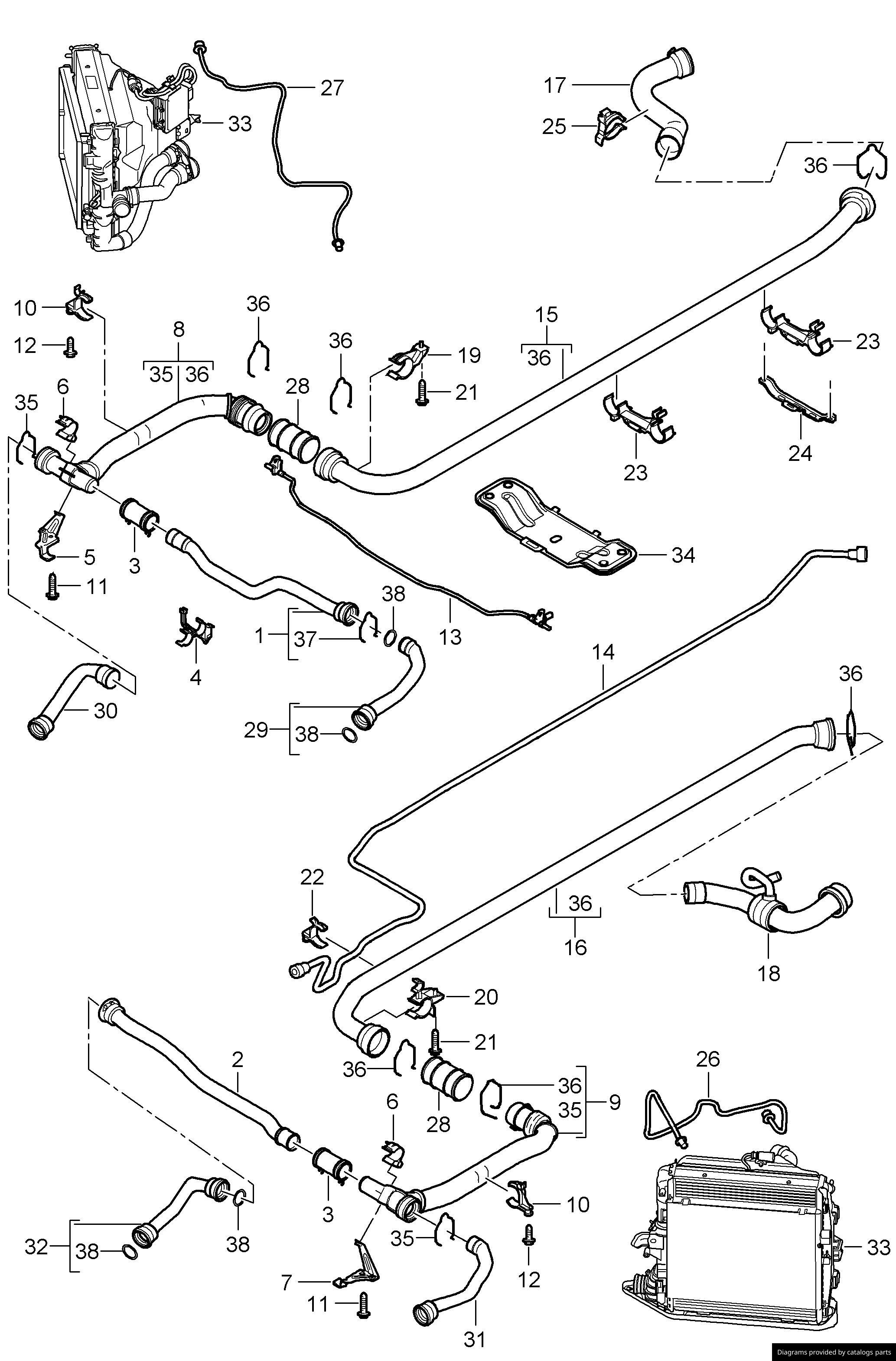 Car part diagram