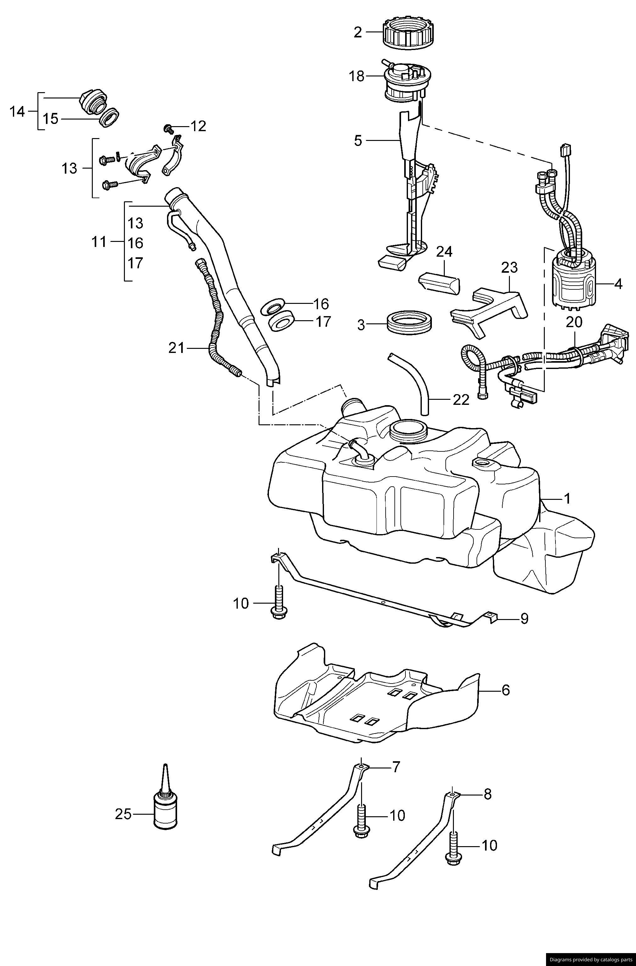 Car part diagram