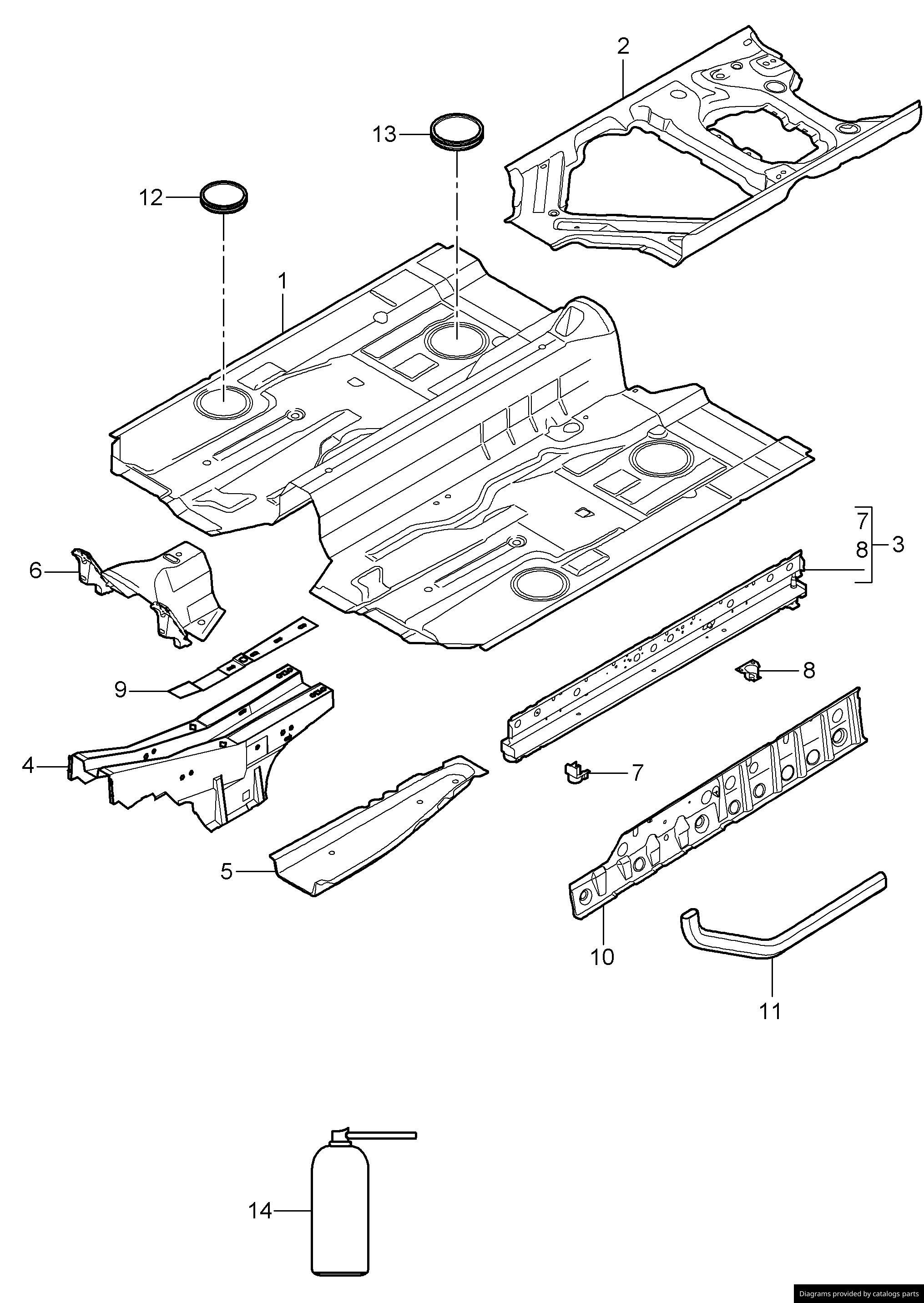 Car part diagram