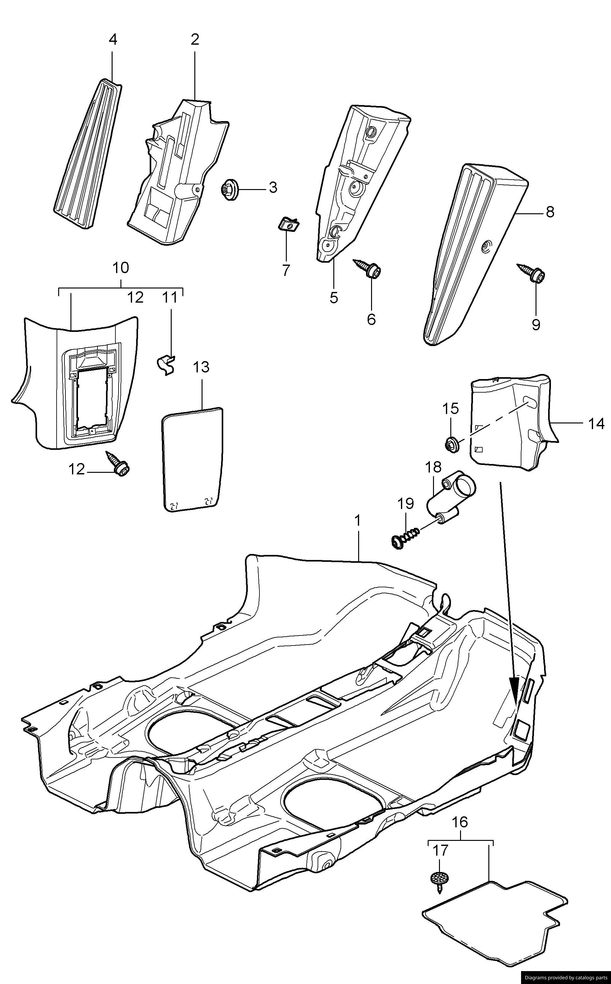 Car part diagram