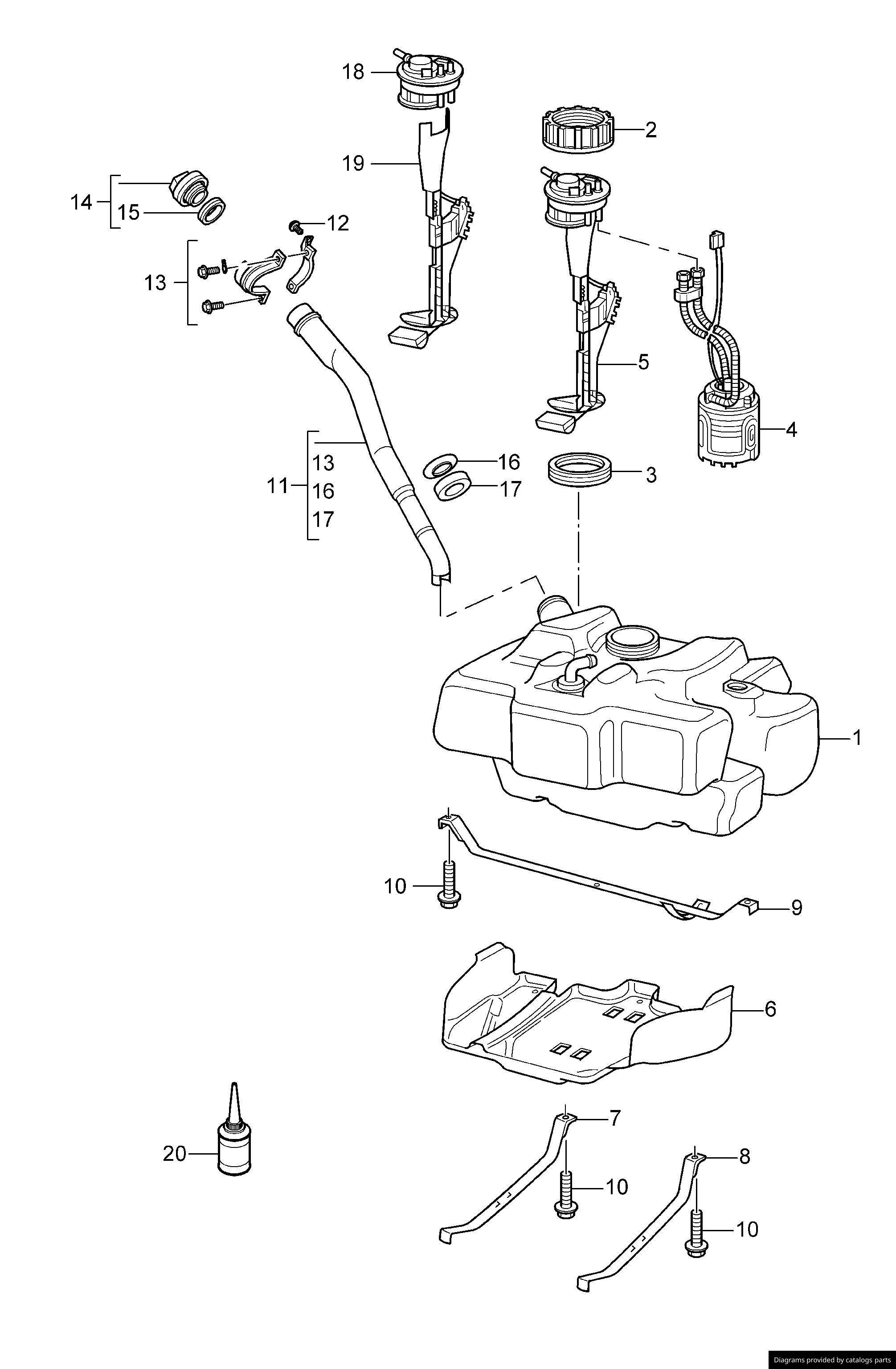 Car part diagram