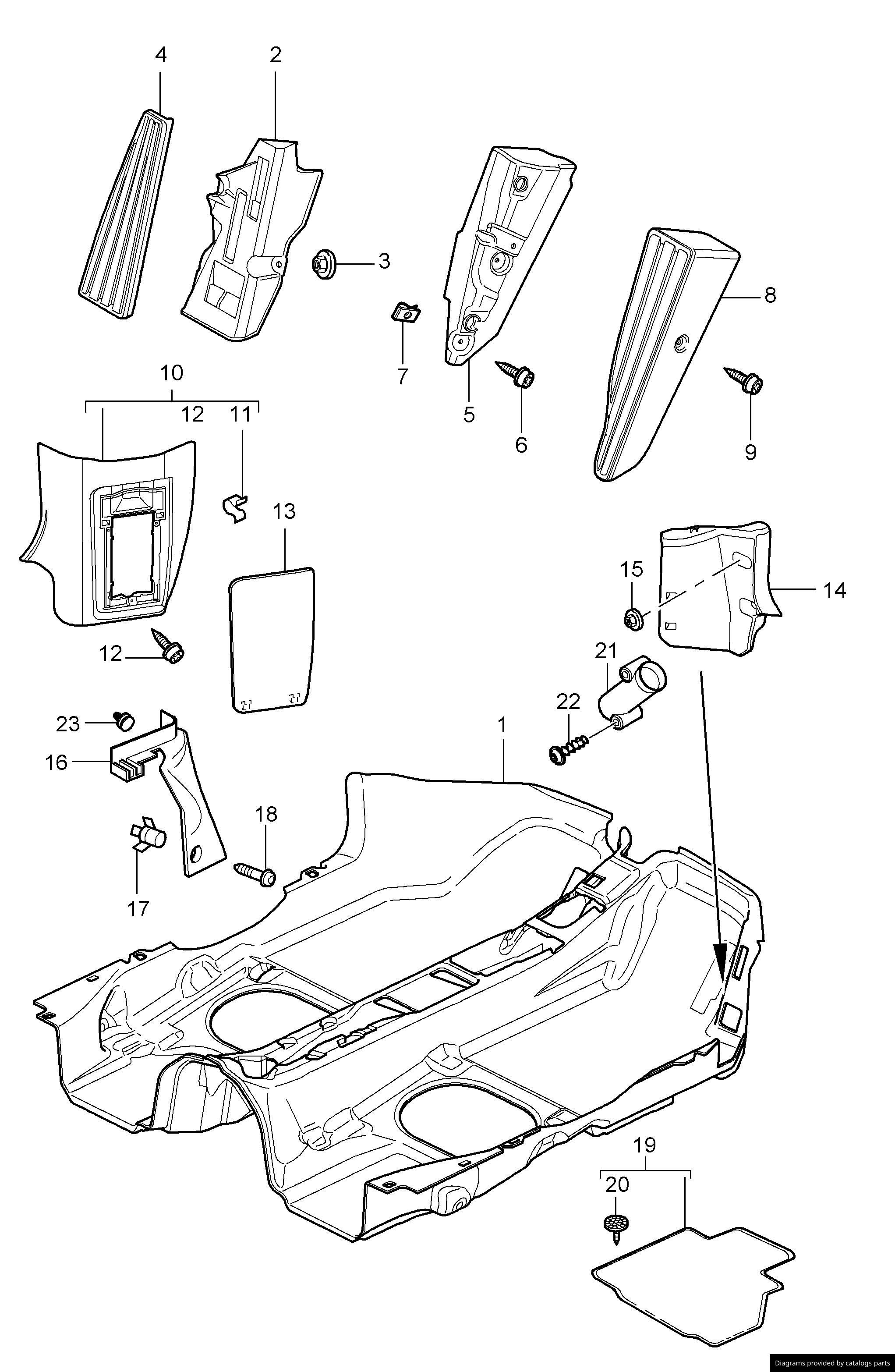 Car part diagram