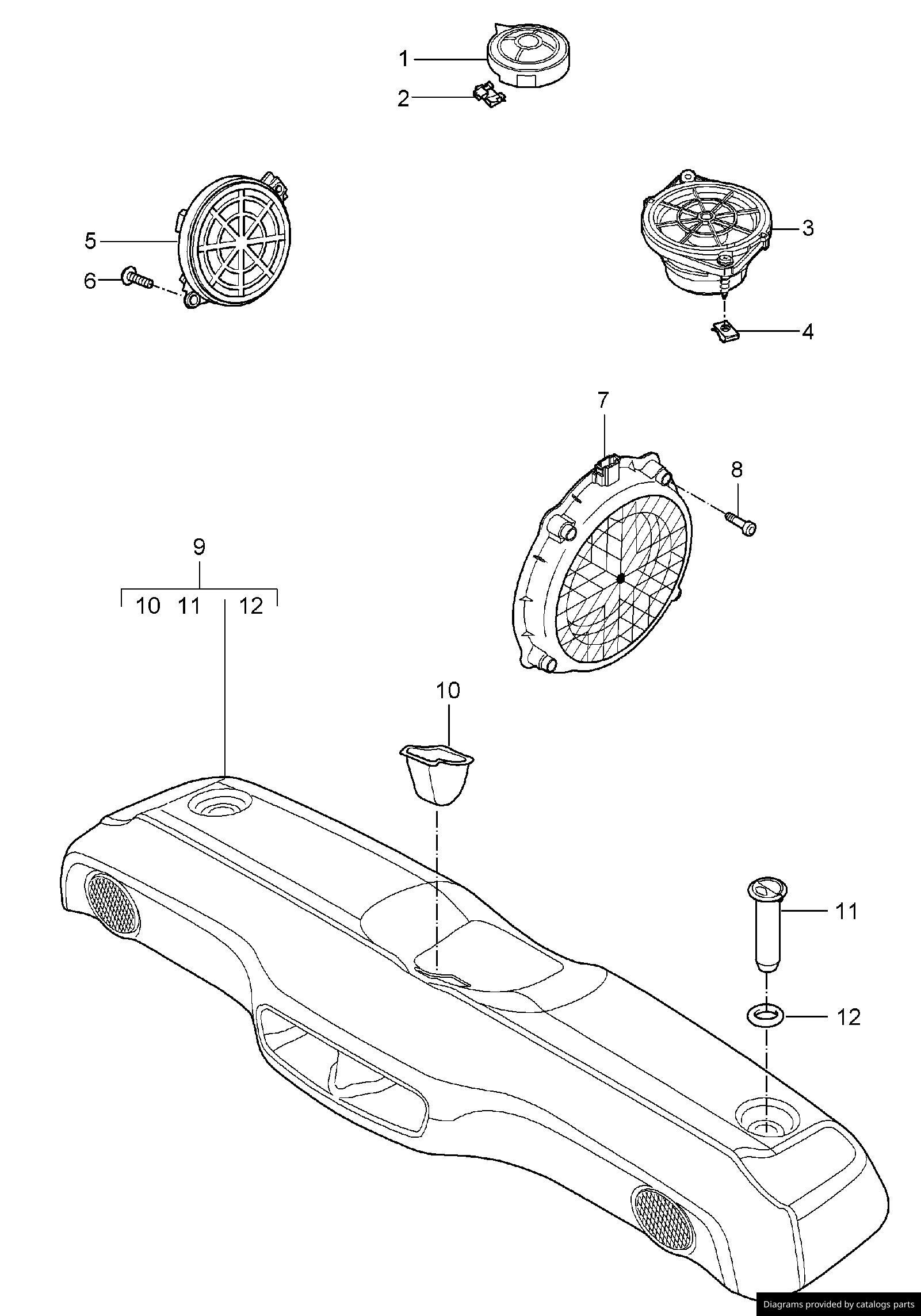 Car part diagram