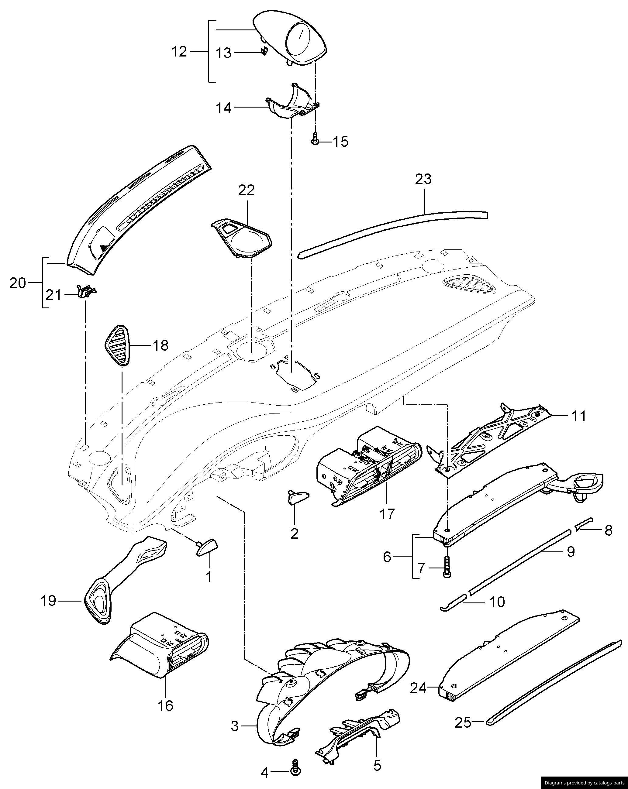 Car part diagram