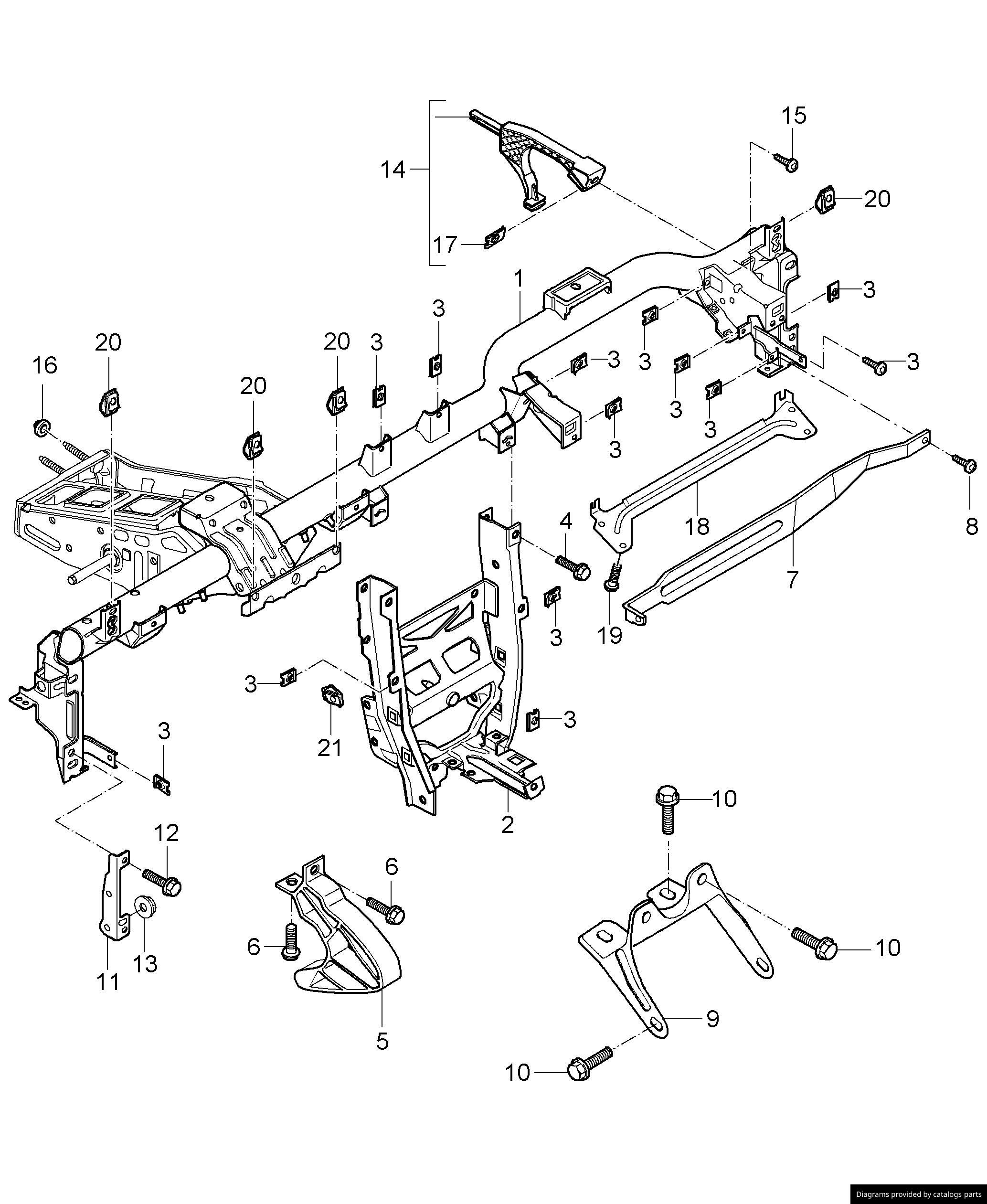 Car part diagram