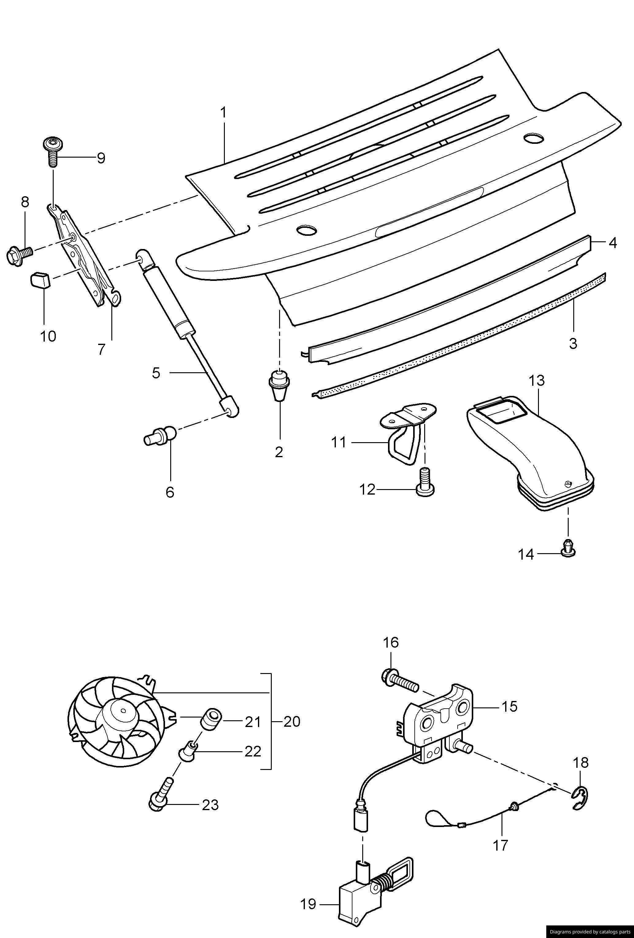 Car part diagram